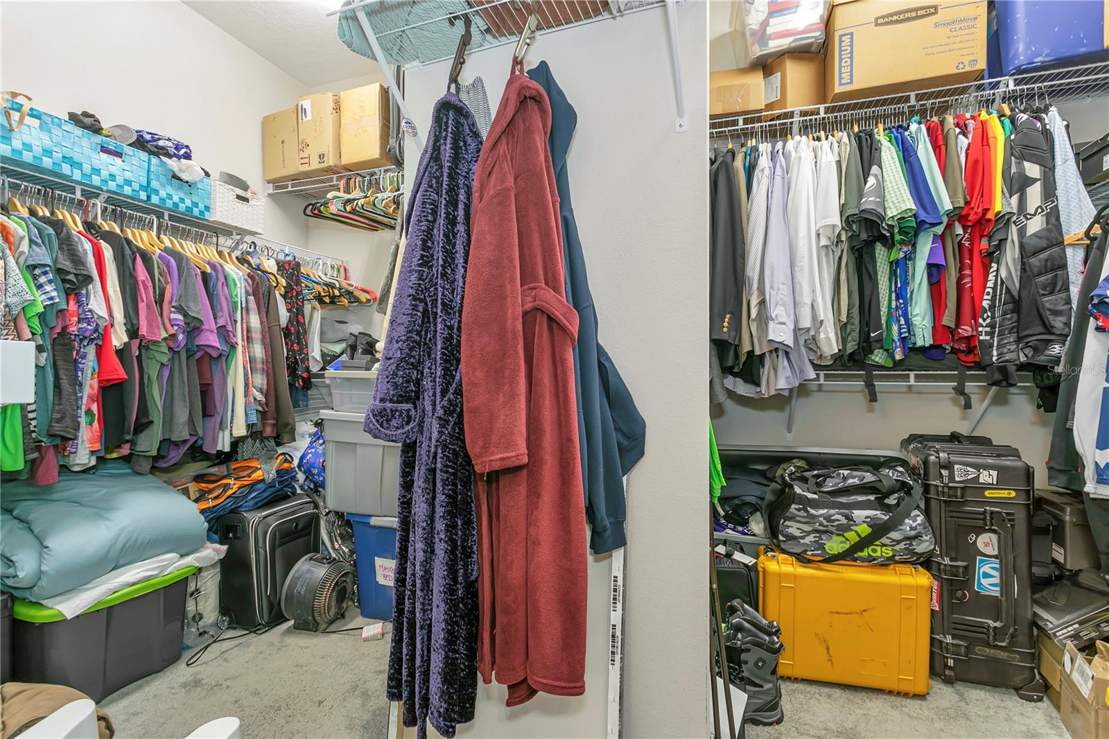 Primary suite walk-in closet
