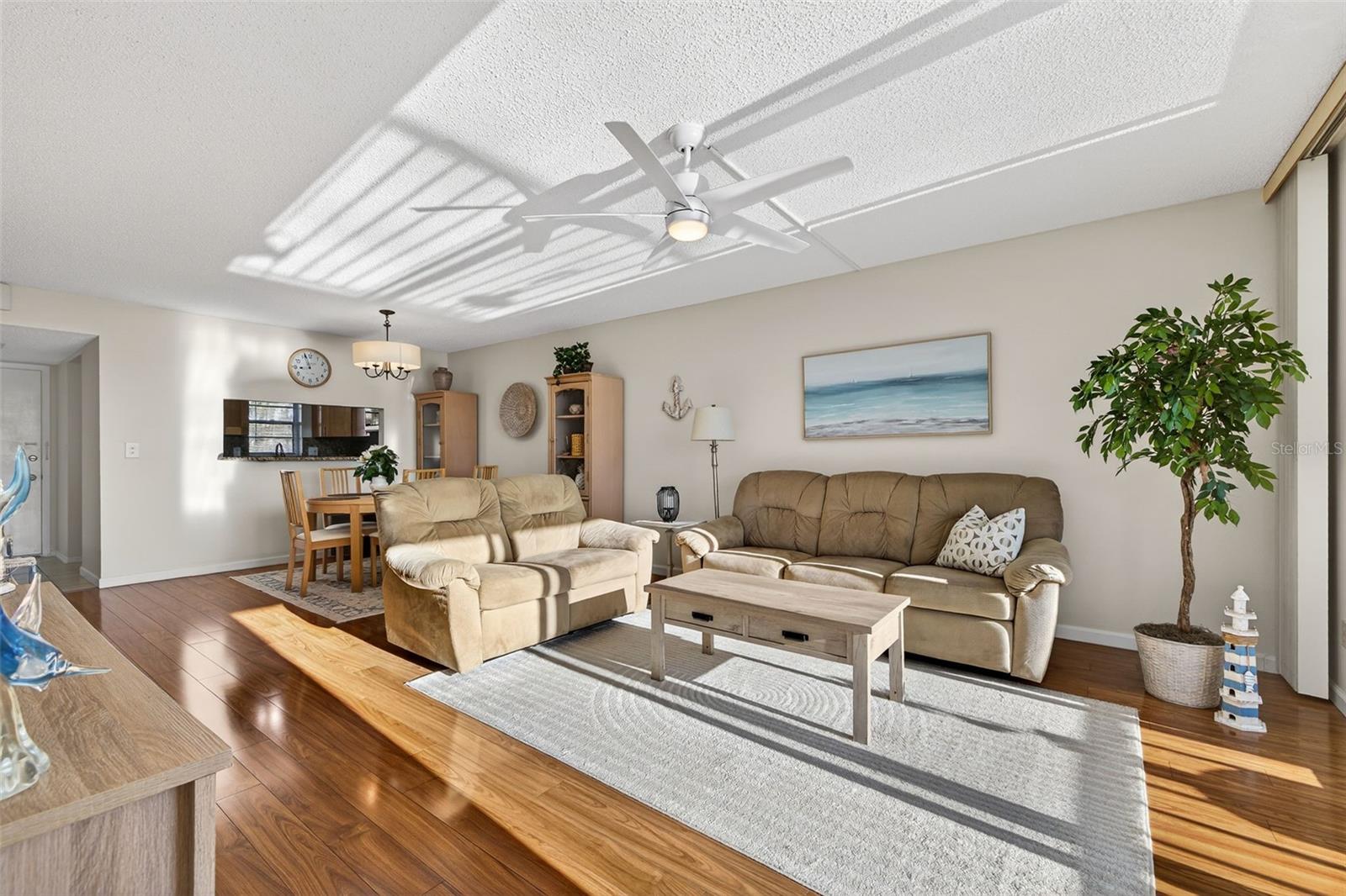 Open concept floor plan