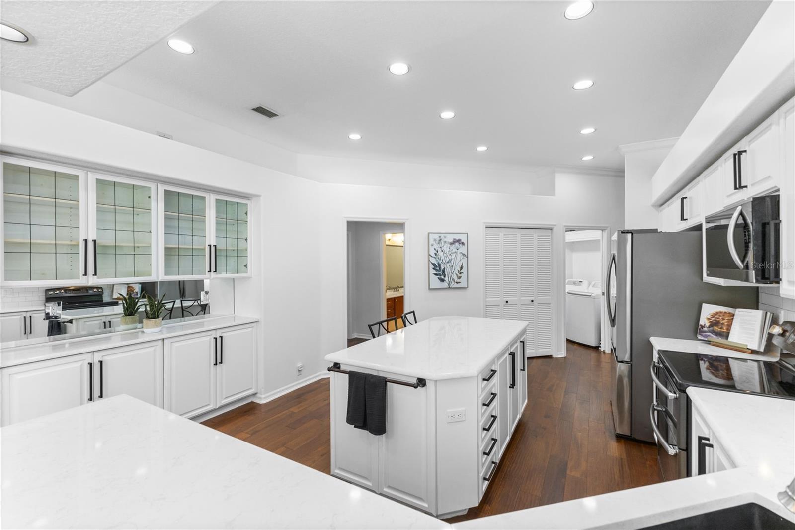 Large kitchen for family gatherings