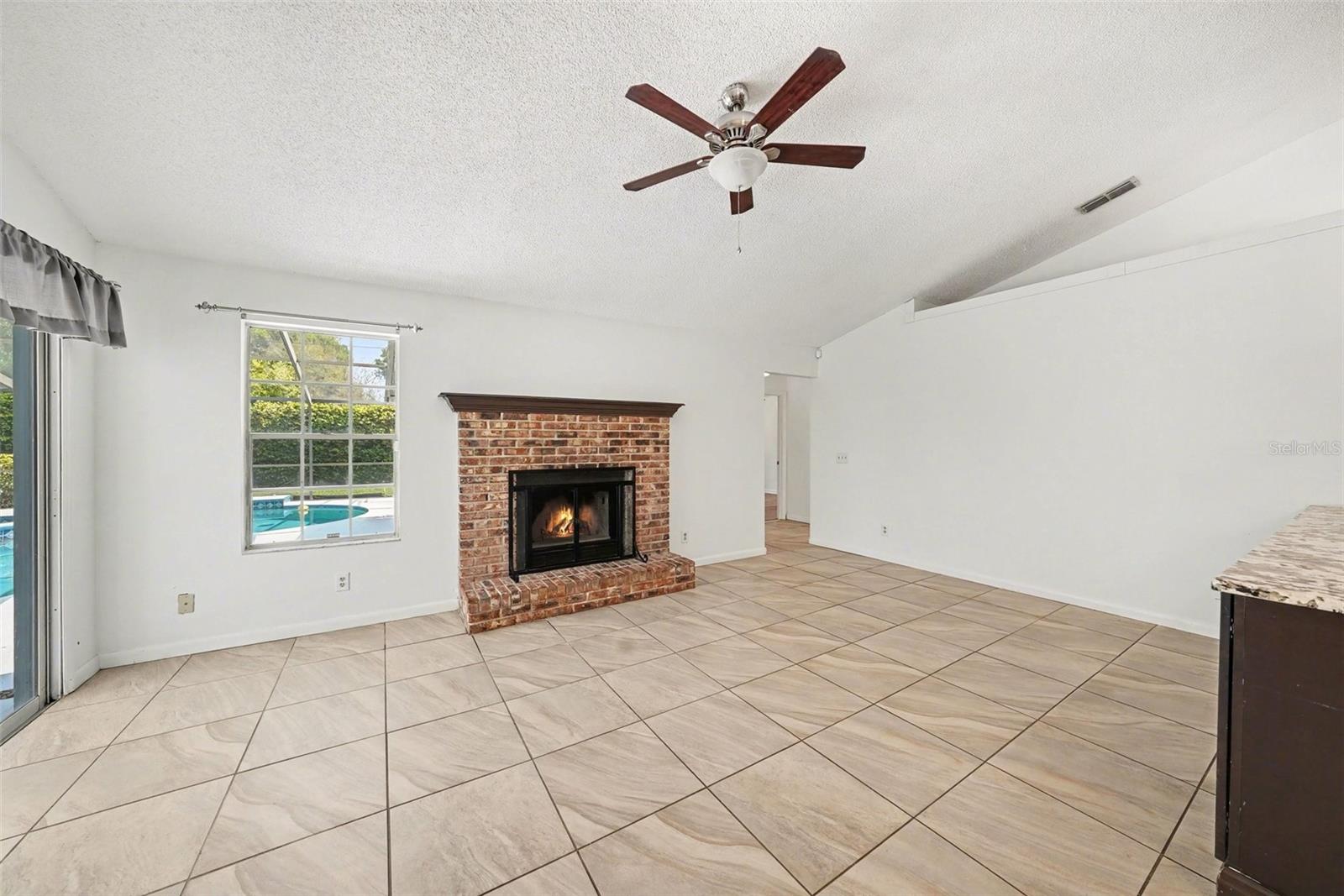 Spacious family room