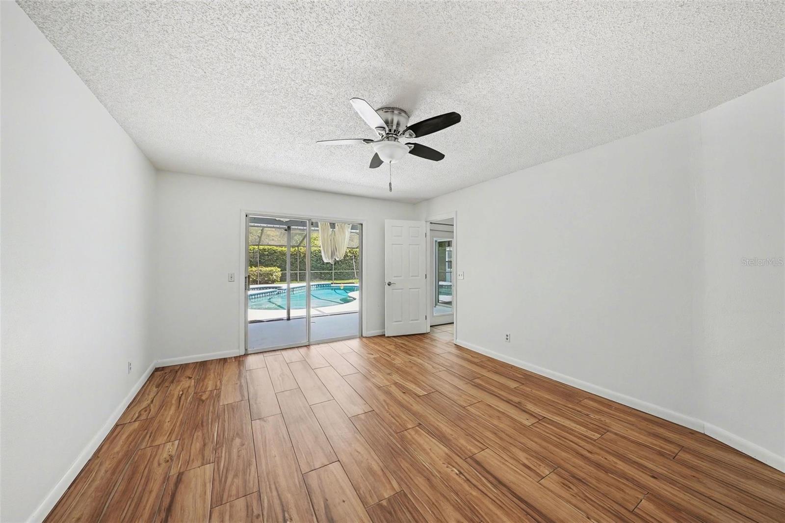 Owners suite provides pool access!