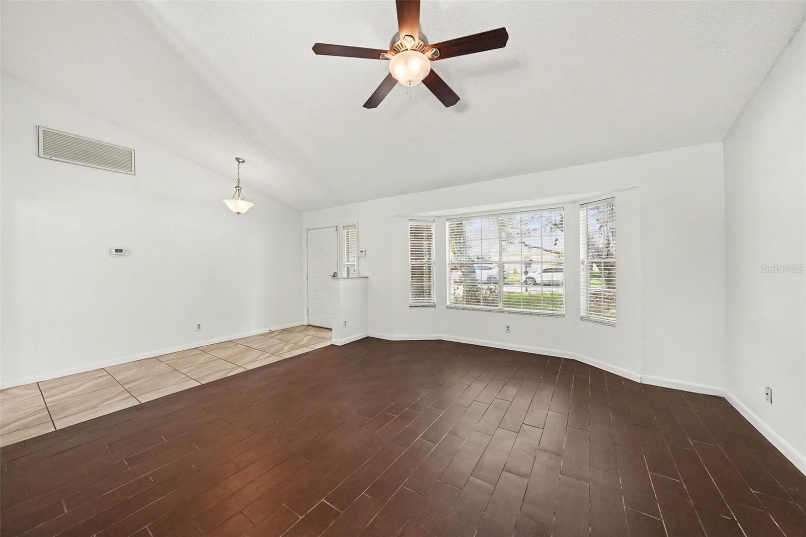 Bay window is enjoyed in your living room