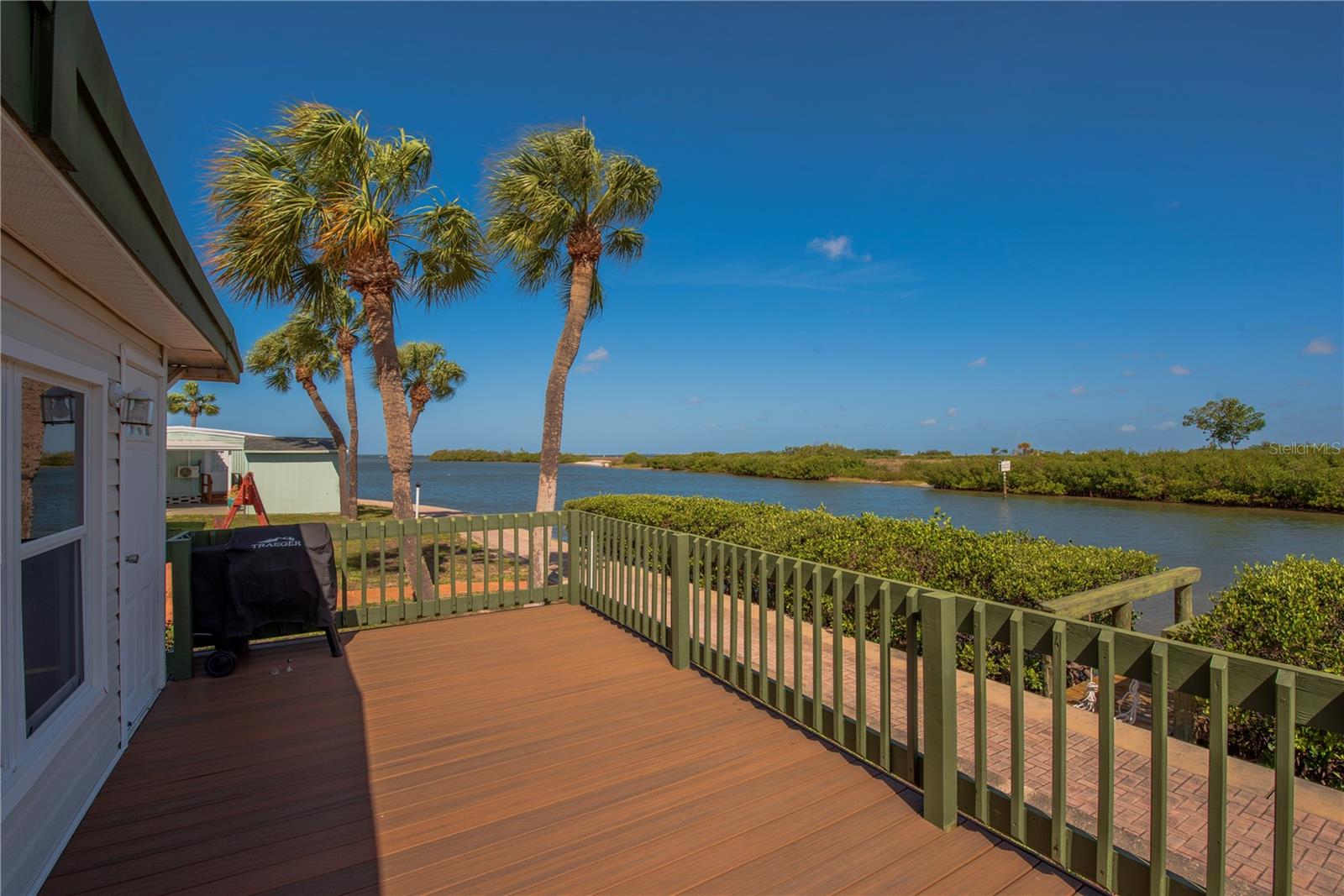 Trek deck with view to Tampa bay.