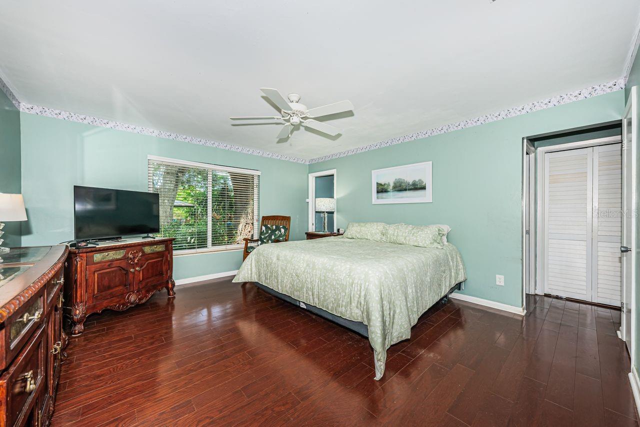 Master Bedroom with Bonus room behind it