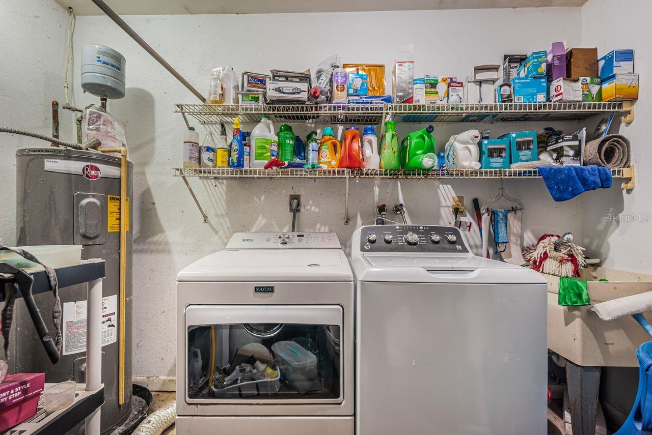 Laundry Room located in Garage