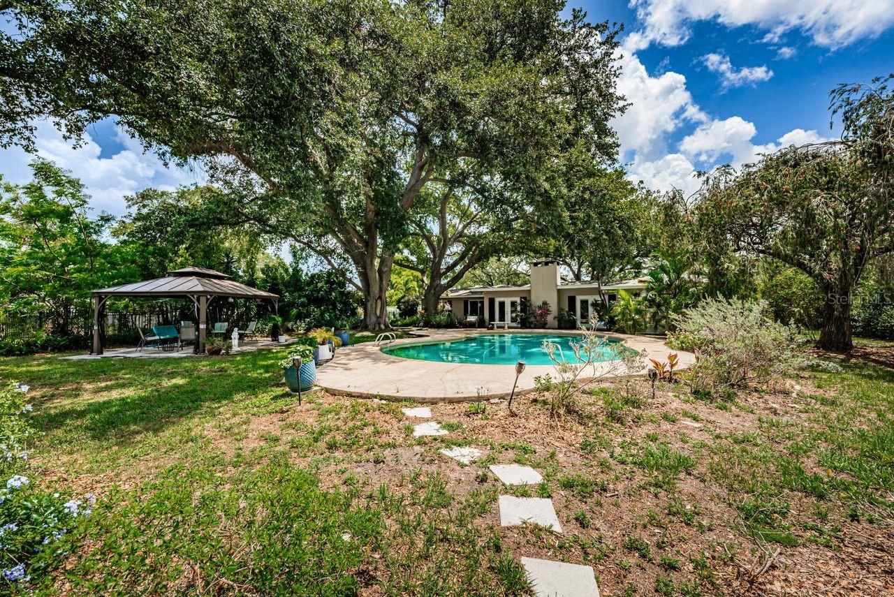Huge backyard