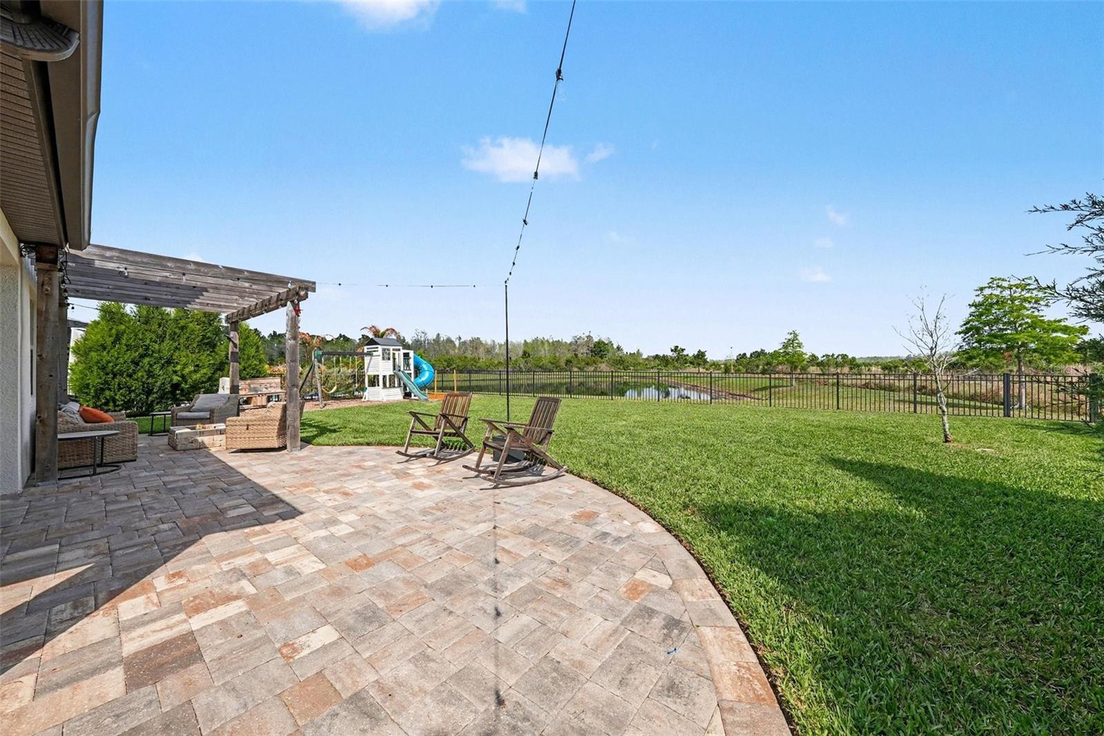 Room to run in this fully fenced yard!