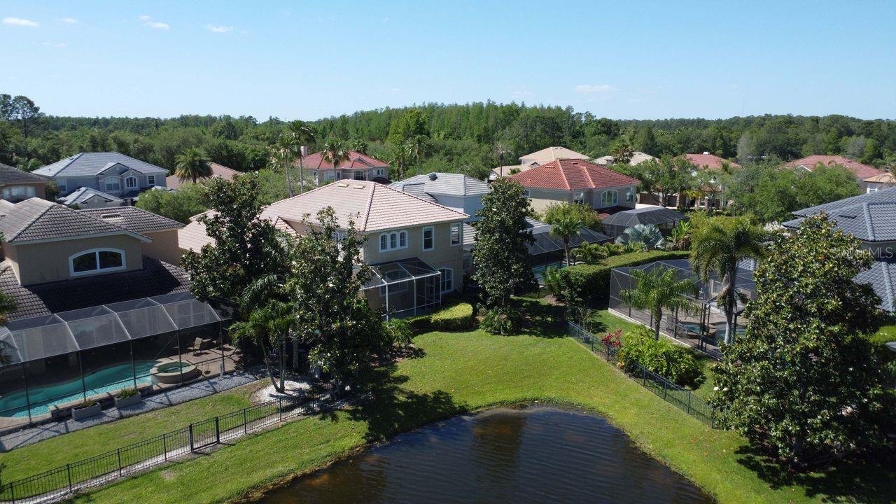 Aerial View Exterior Rear