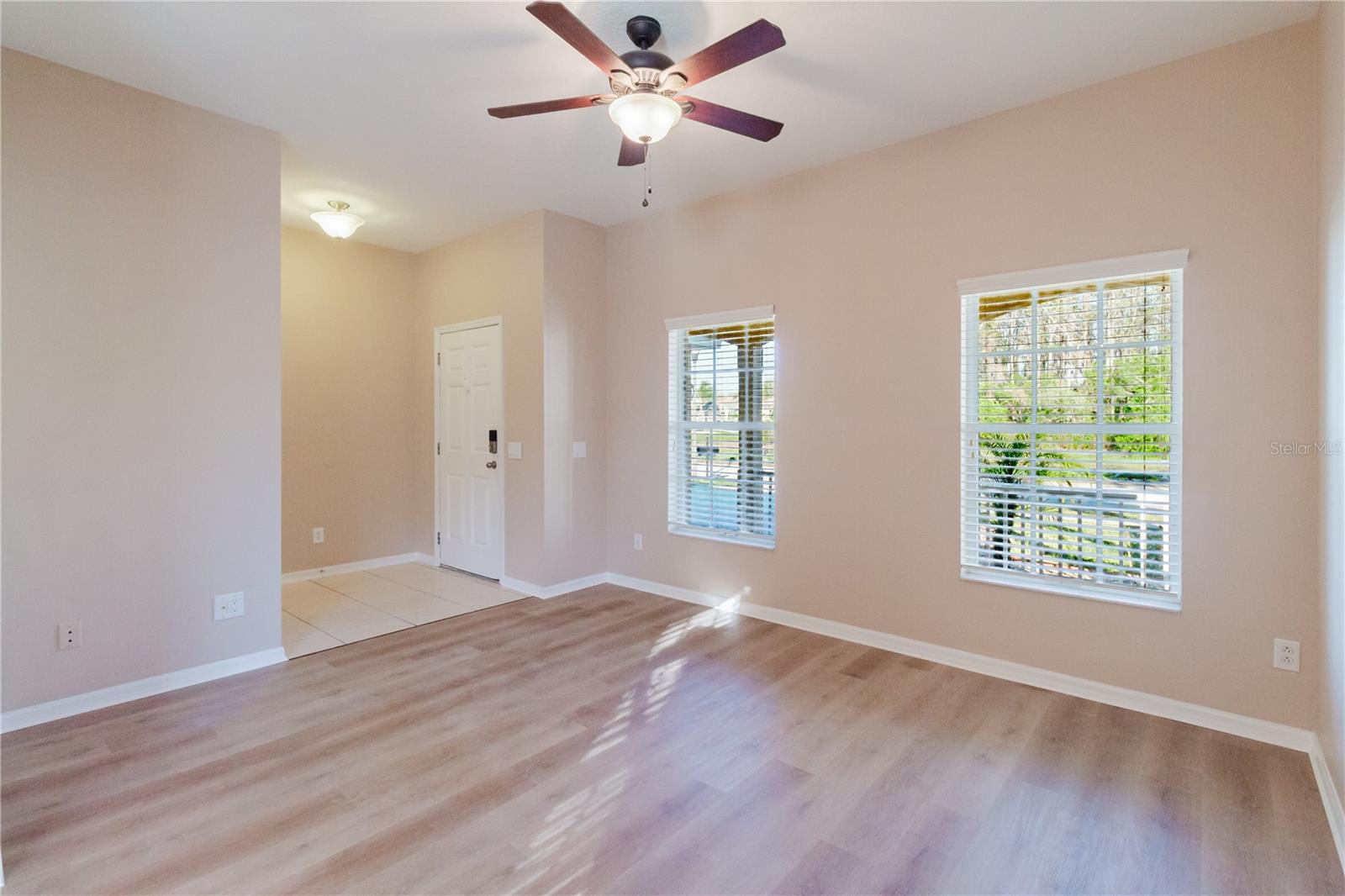 View of the front porch