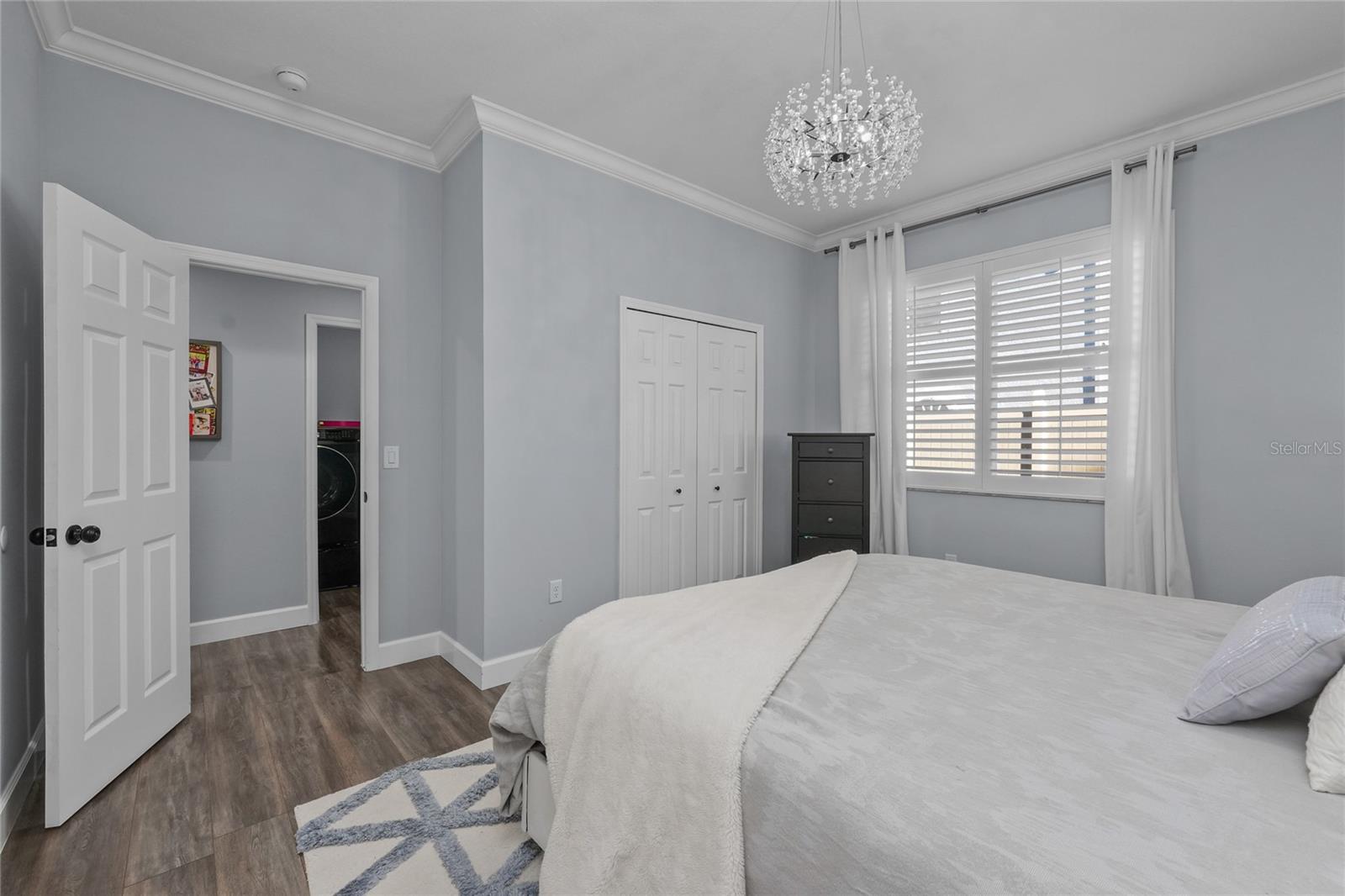 This Bedroom has a Full Bathroom right next door