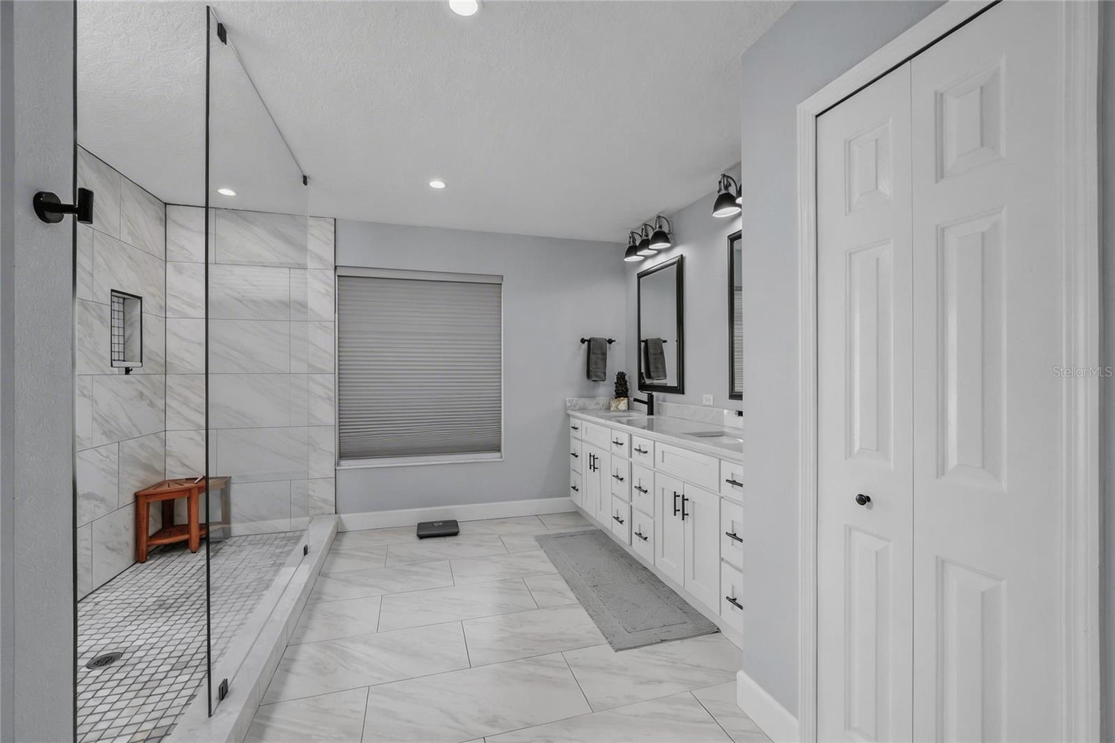 It has a Huge Bathroom with a Super Shower