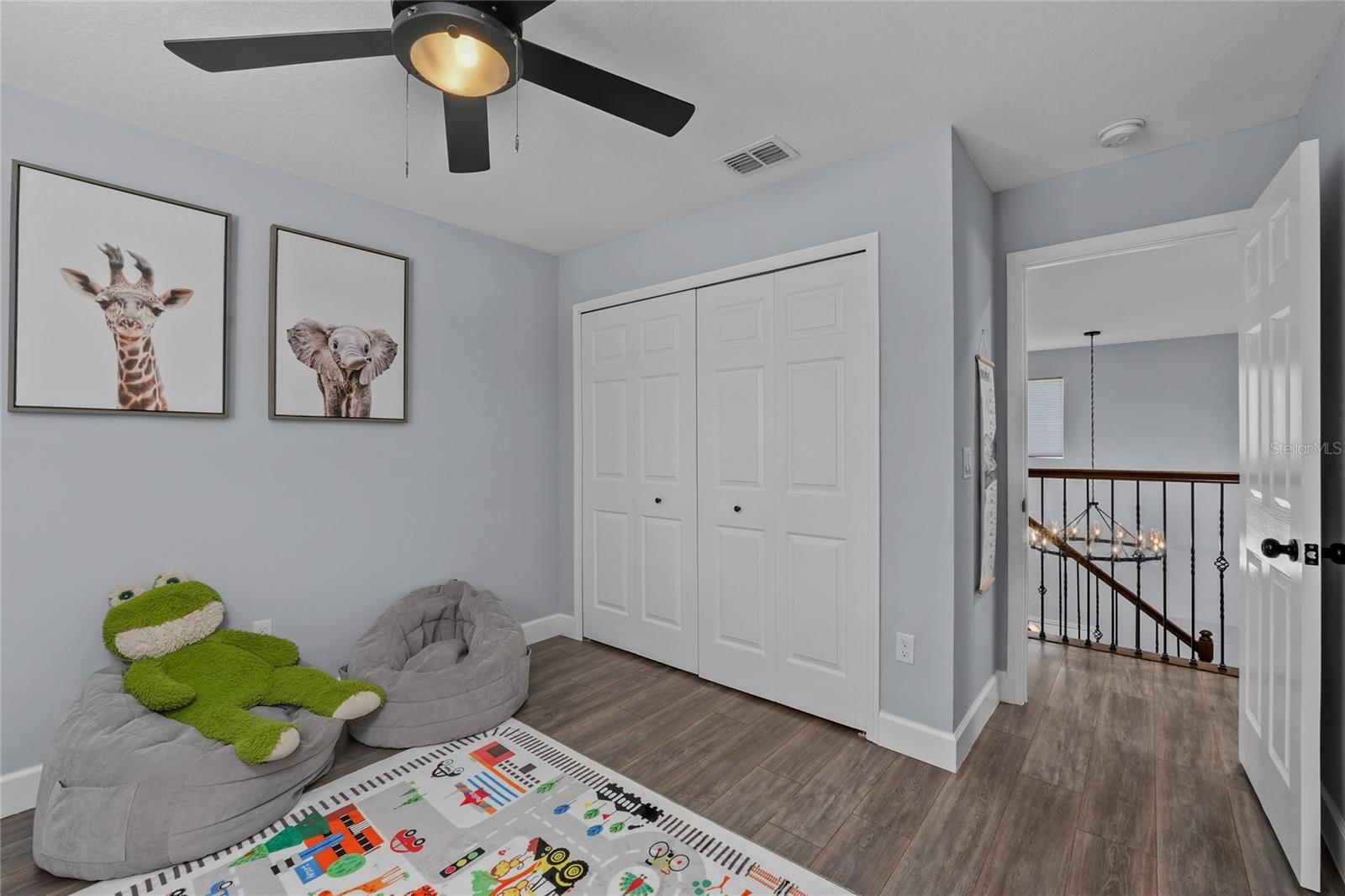 Bedroom 3 on the 2nd floor with a closet organizer