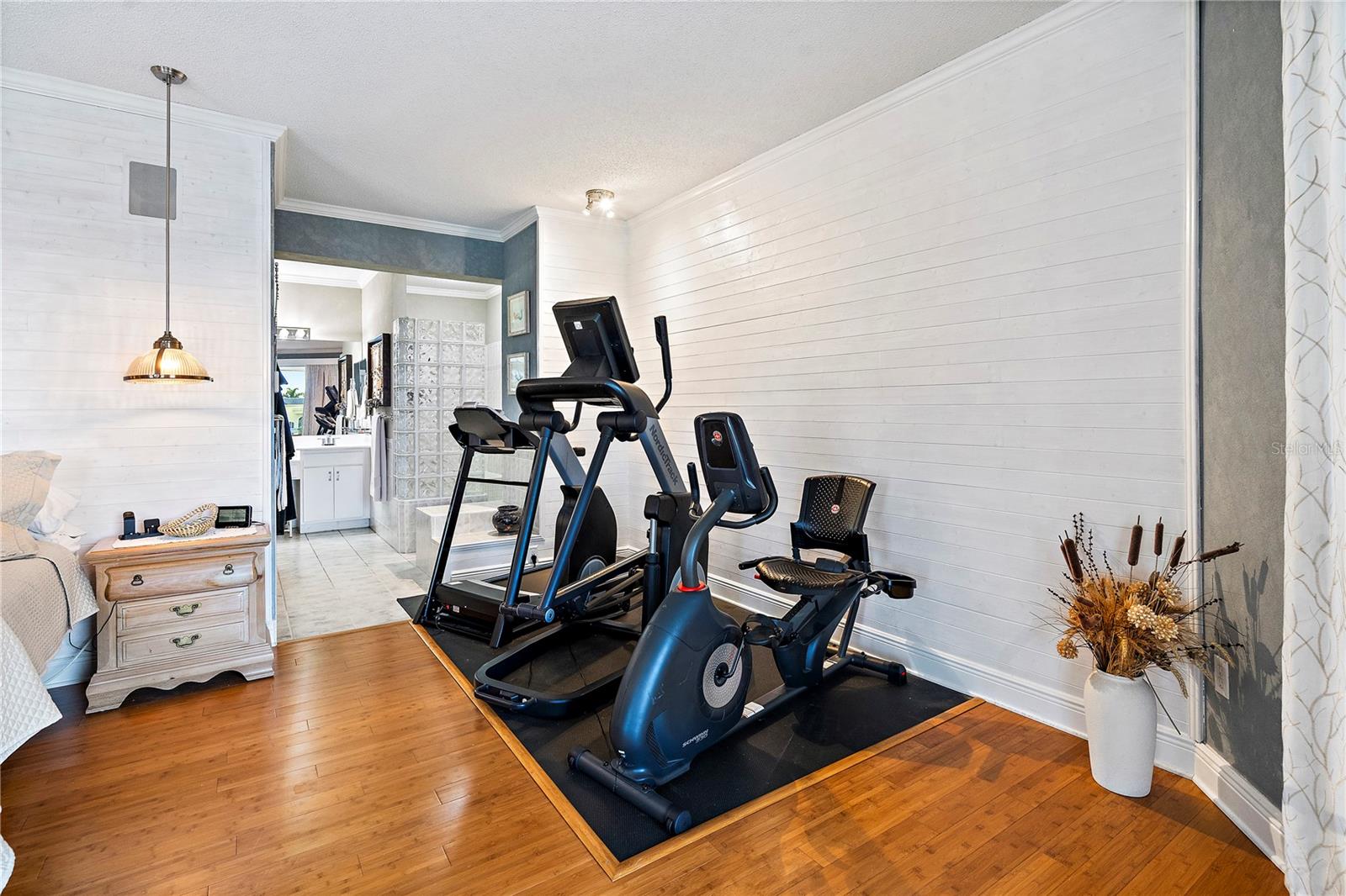 Primary Bedroom Workout Area