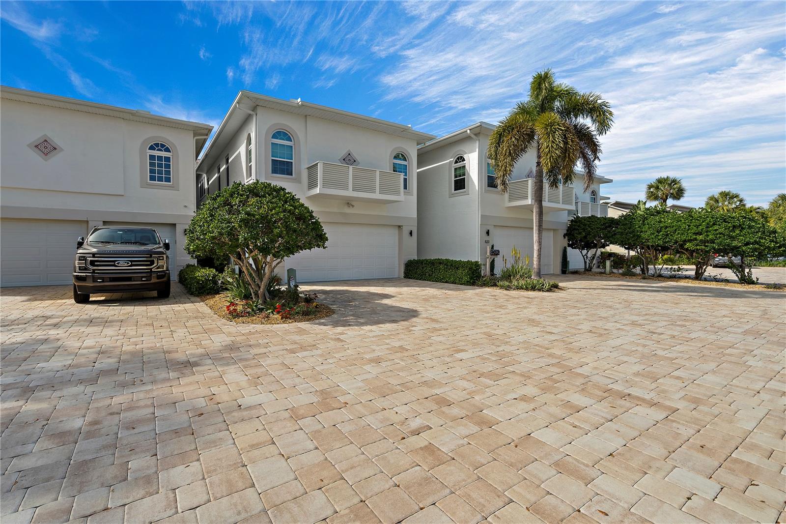 Front of the Townhomes