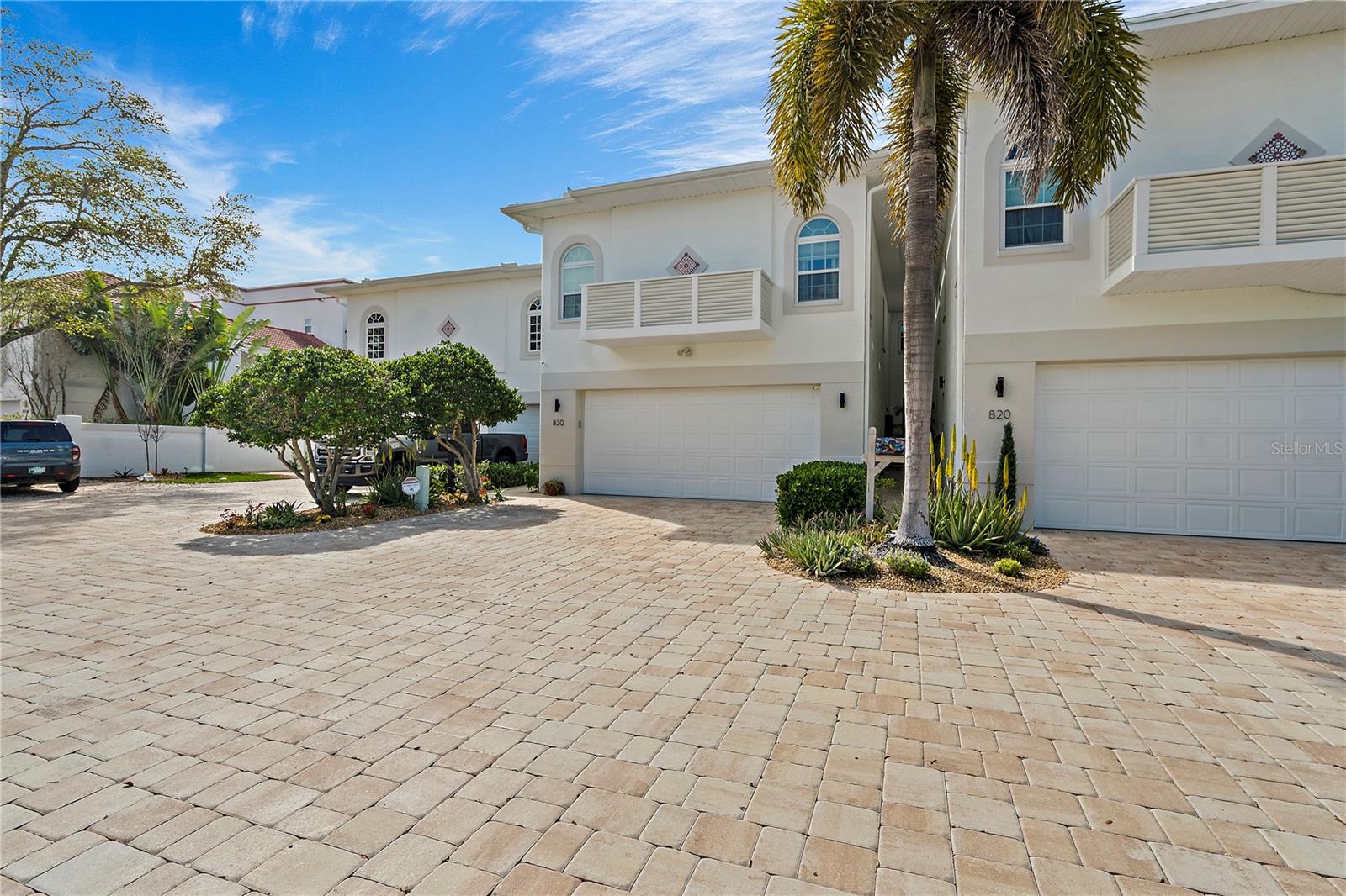 Front of the Townhomes