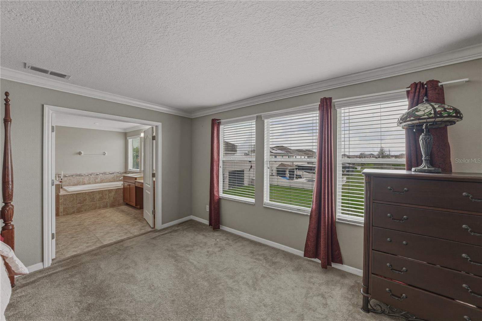 View from primary bedroom