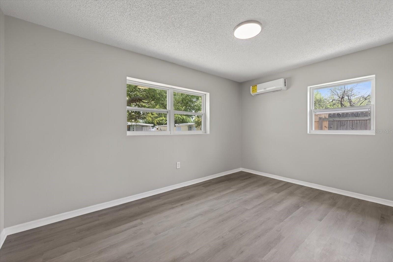 Bedroom 2 with mini split