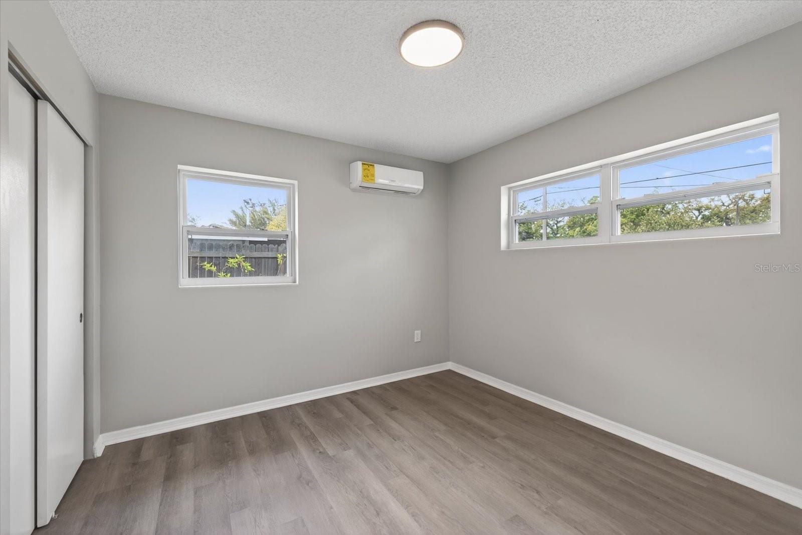 Bedroom 3 with mini  split