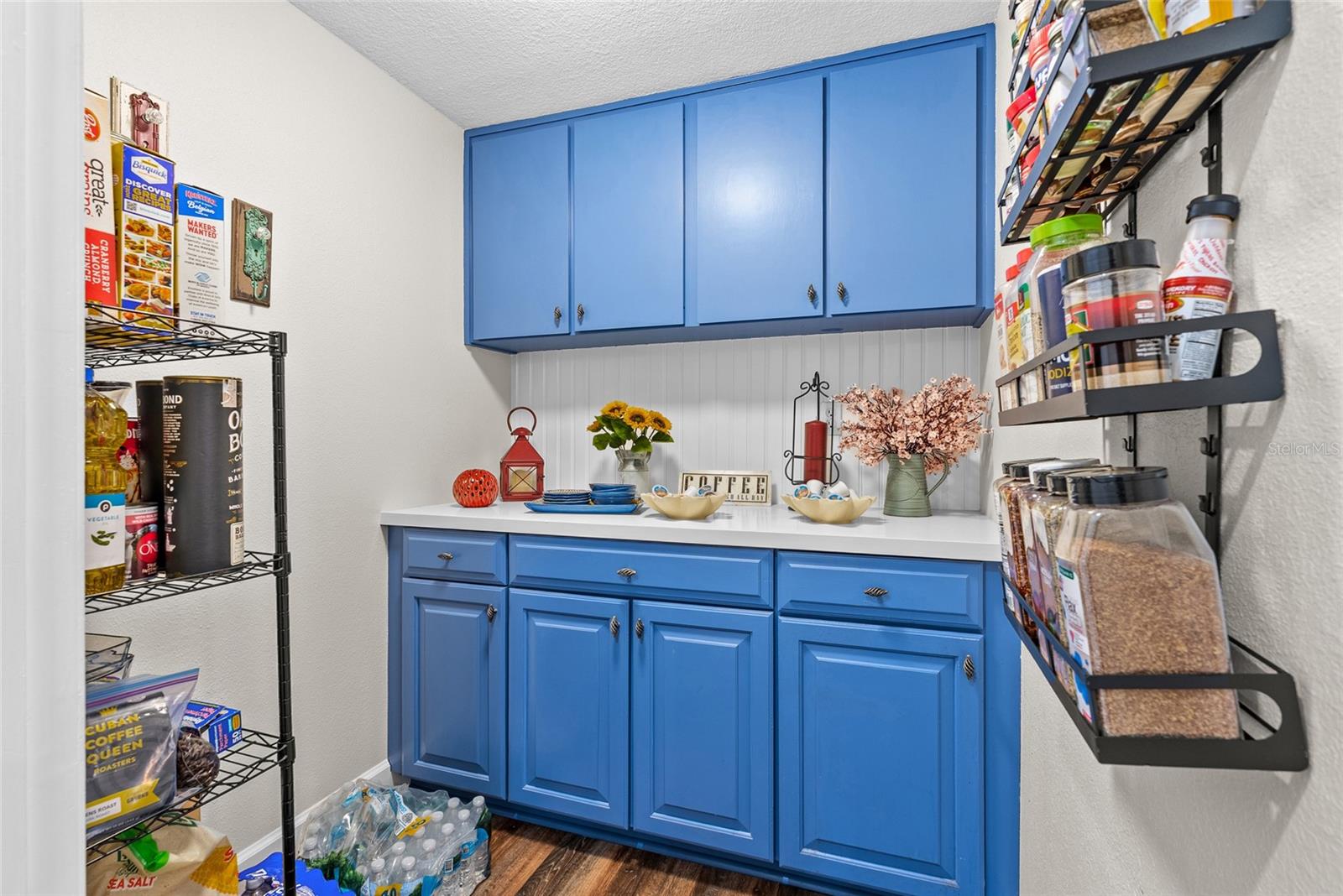 Coffee bar and pantry room!
