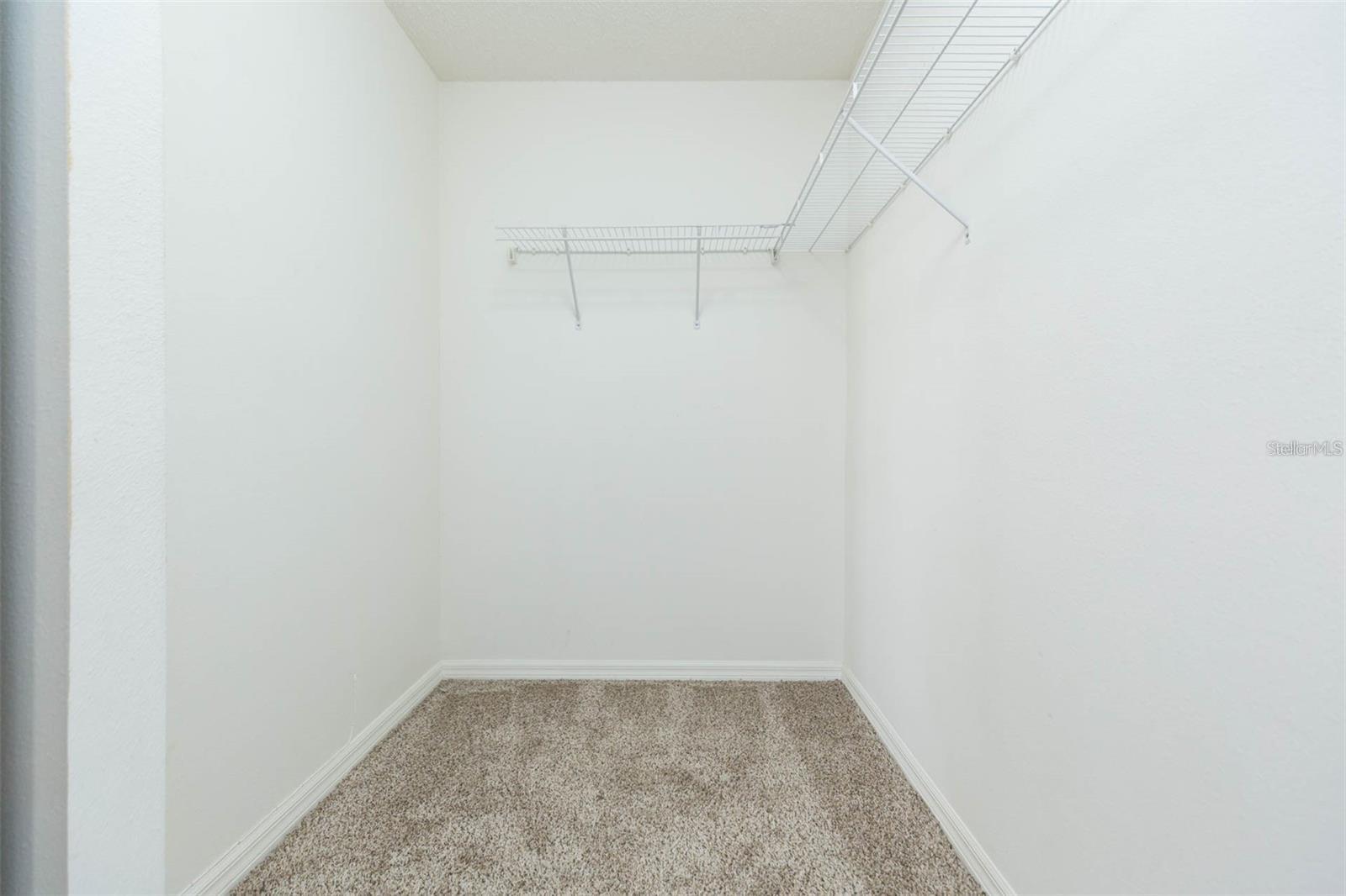 Large walk-in master closet