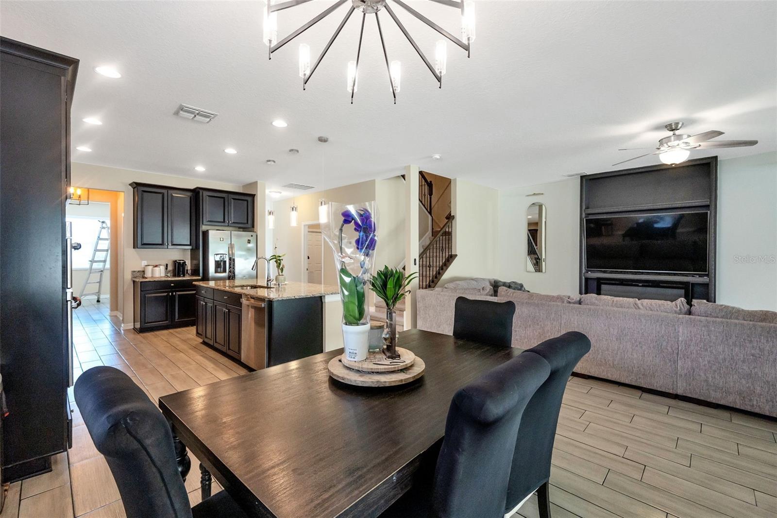 Kitchen and dining nook