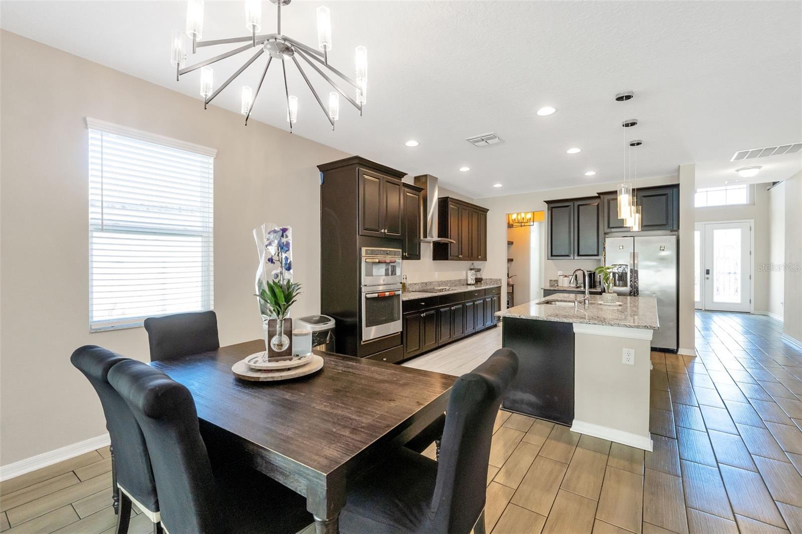 Kitchen and dining nook