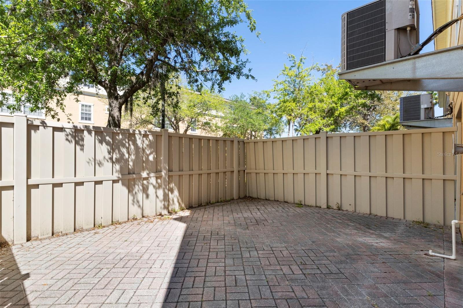 Maintenance Free Yard Paved