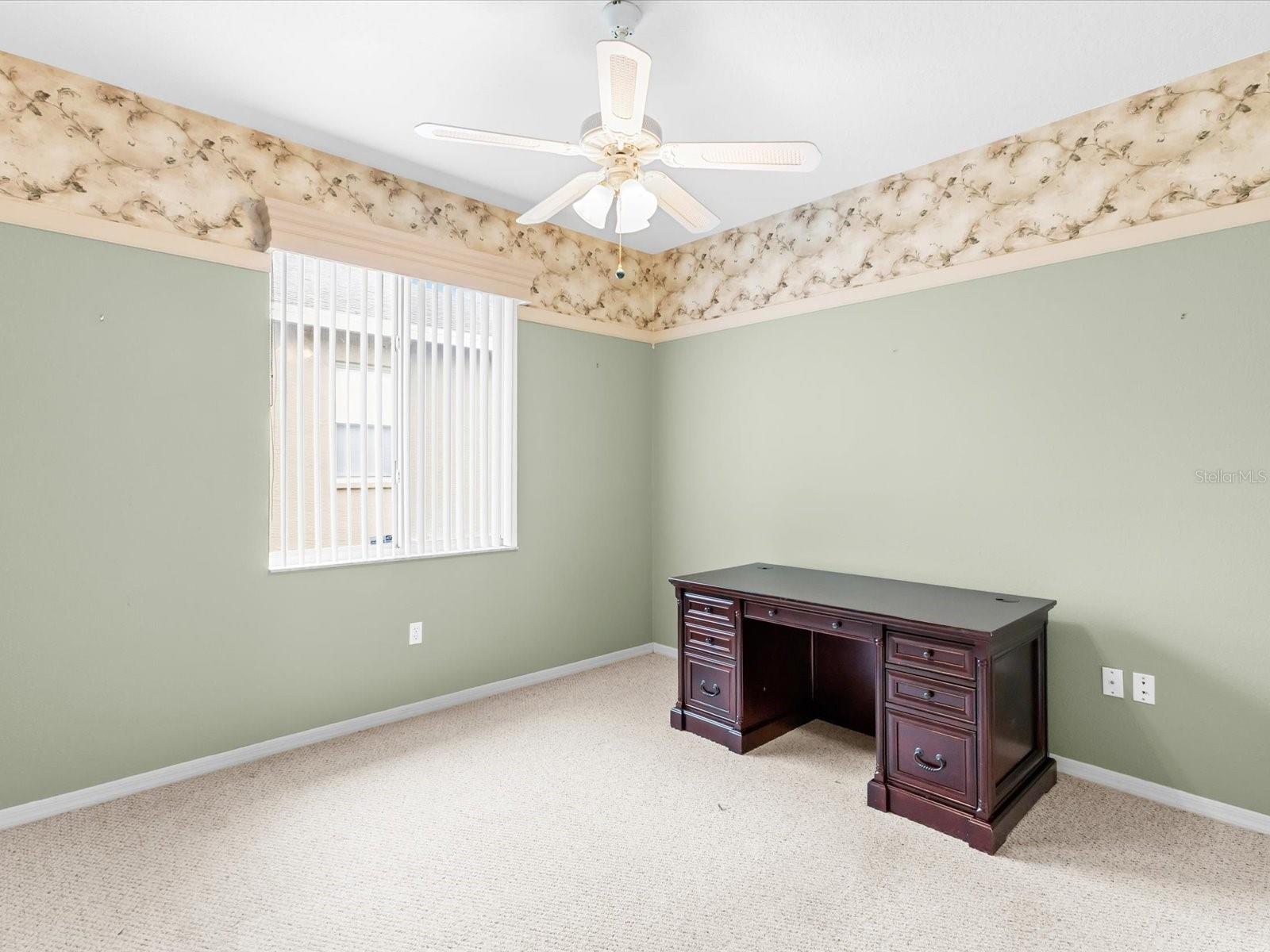 3rd bedroom with nice size closet