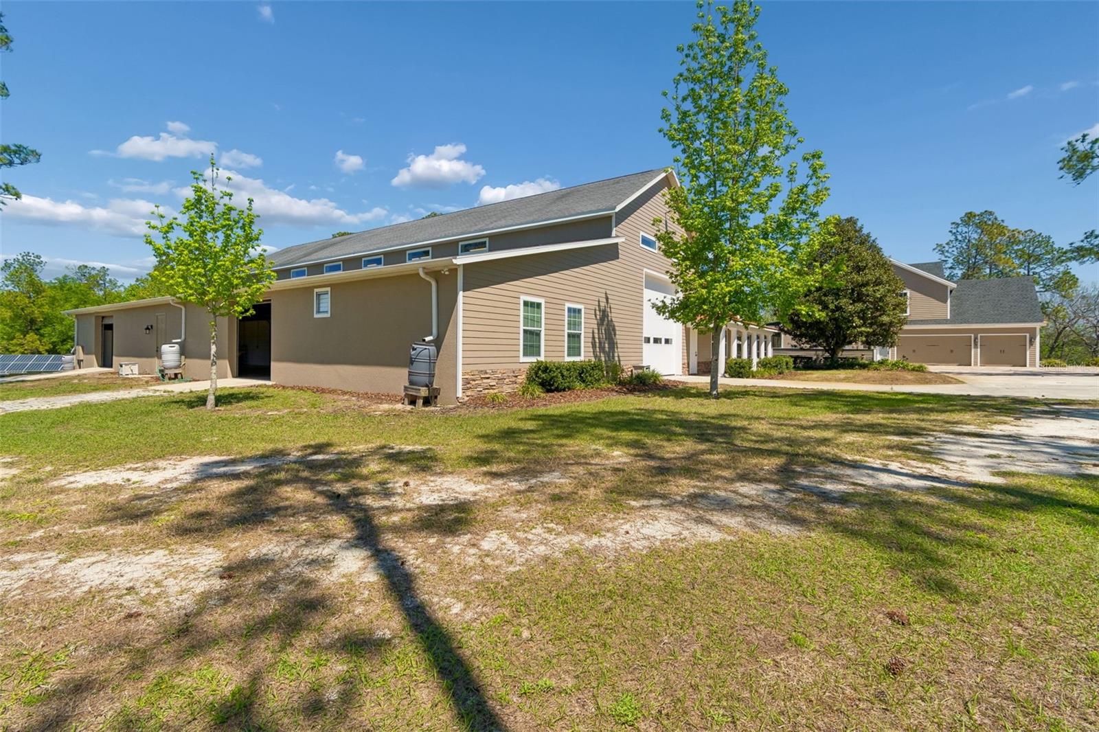 West side of Carriage House