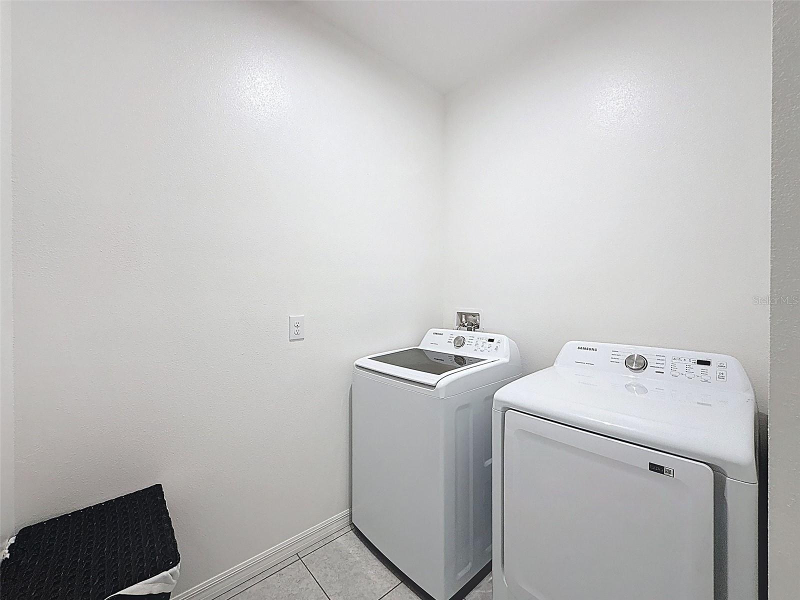 Laundry room with space for added cabinetry