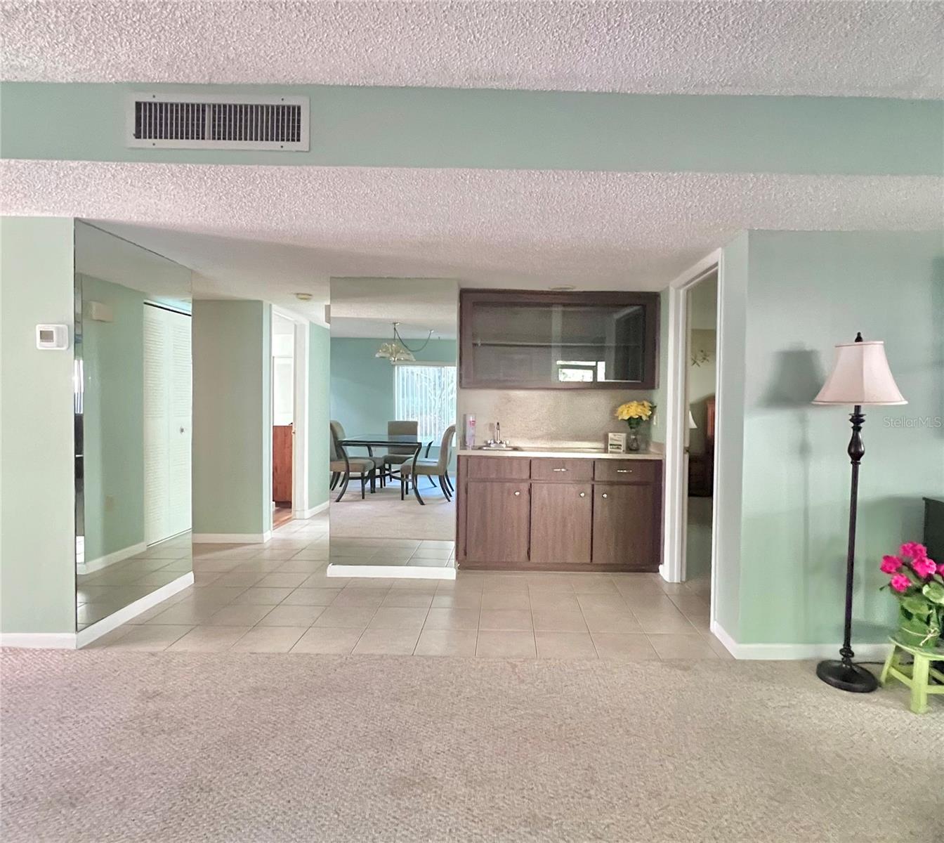 Nice wet bar off living area