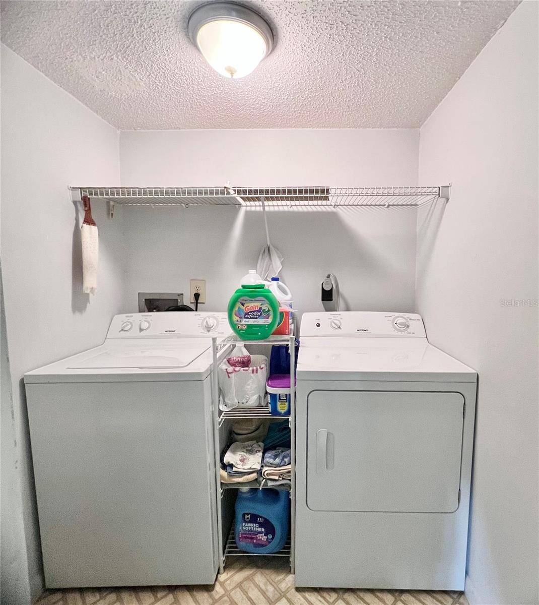 Inside laundry room