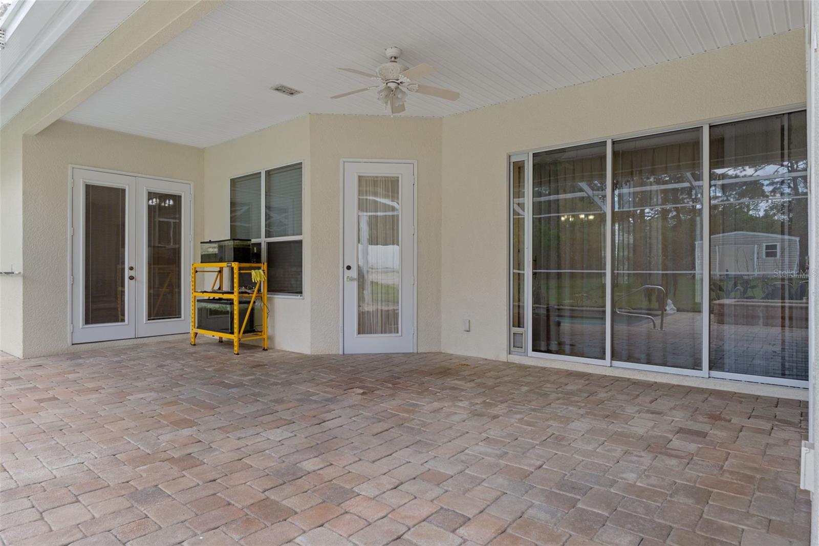 There are Gorgeous Pavers in the Pool Area