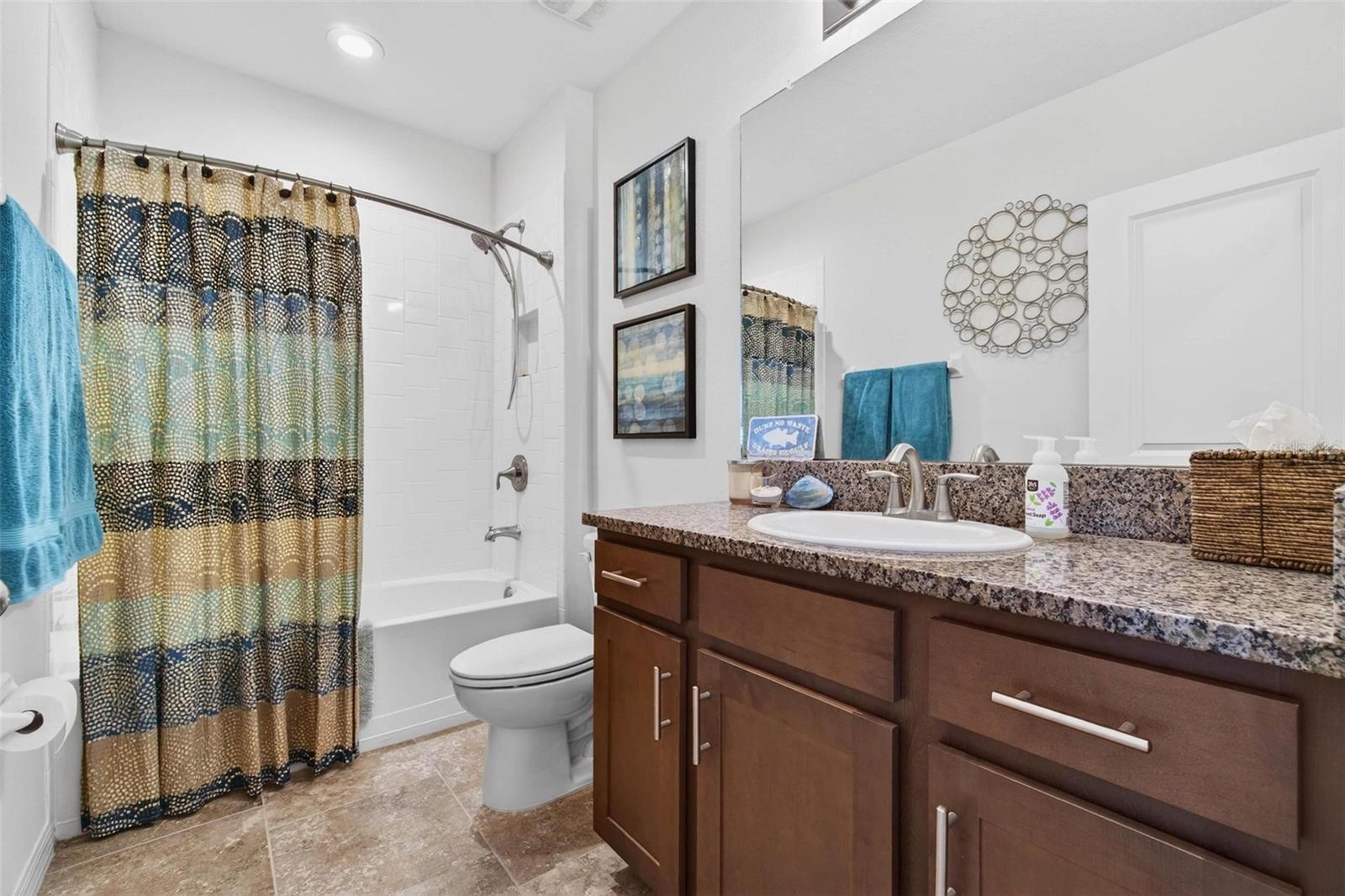 Hall Bath / Tub + Shower Combo