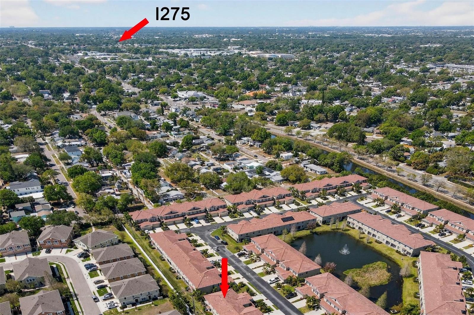 Aerial view of Colonnade Community