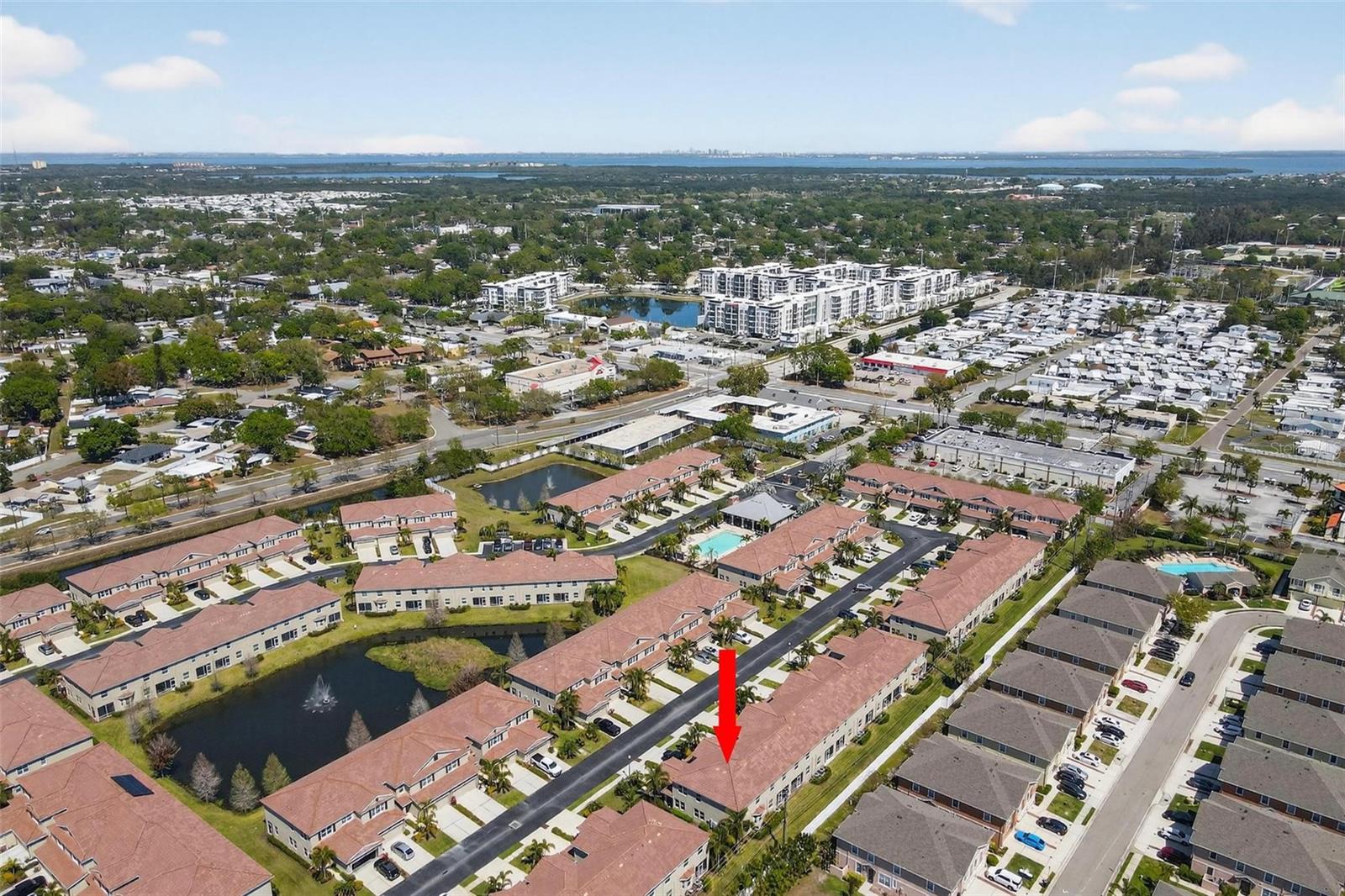 Aerial view of Colonnade Community