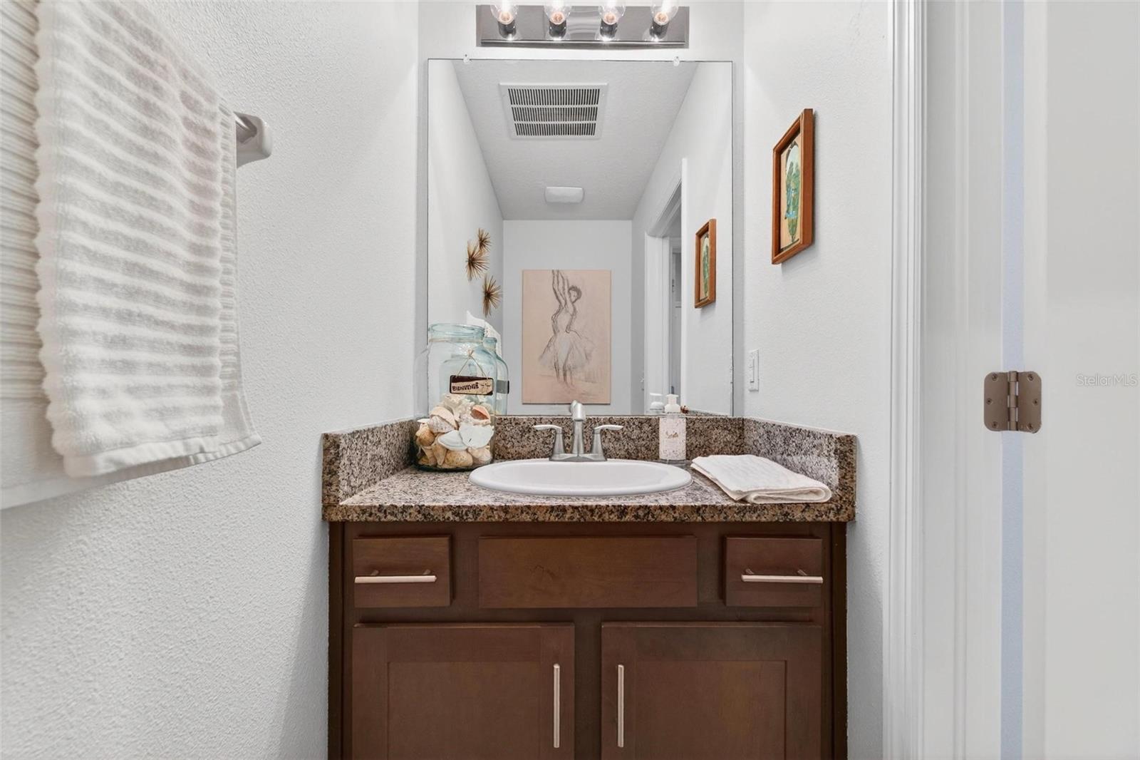 1st Floor Half Bath adjacent to Dining Room