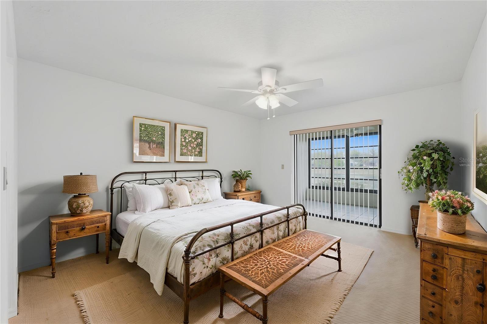 Primary Bedroom Virtually Staged