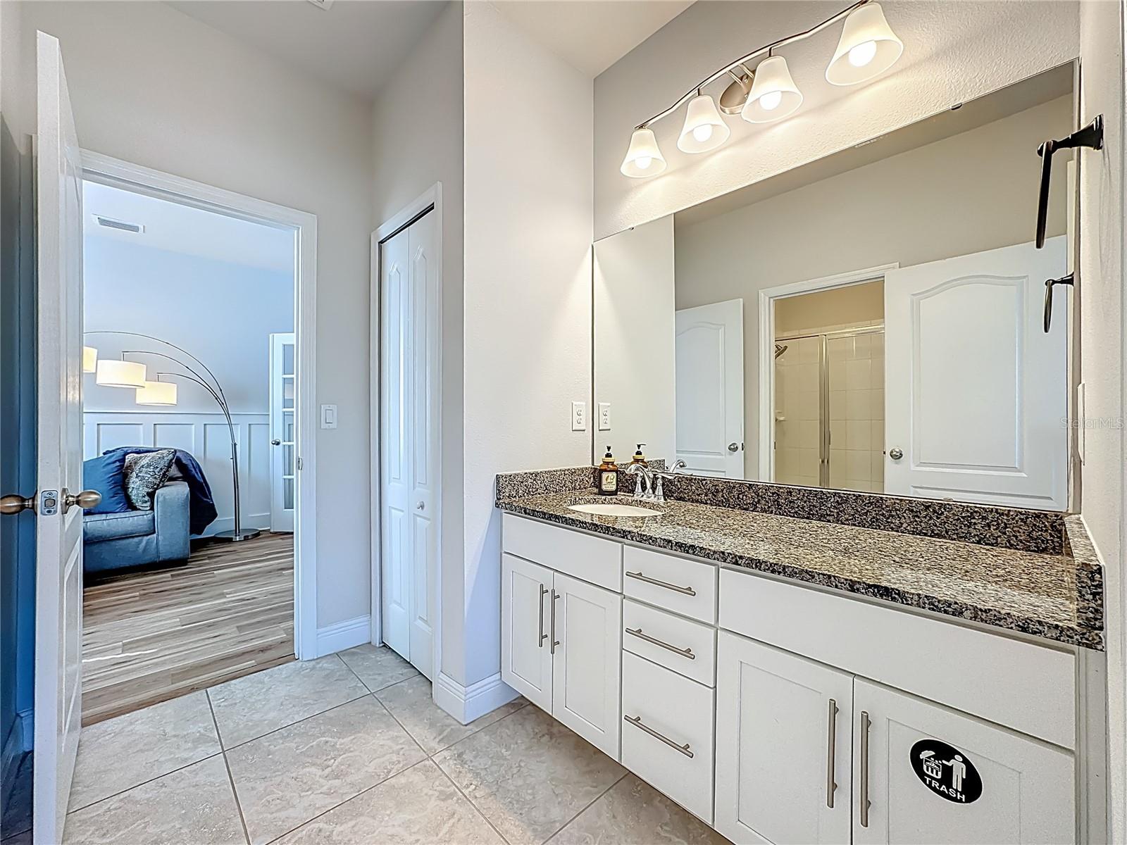 Bathroom 2 - shared Jack & Jill bathroom