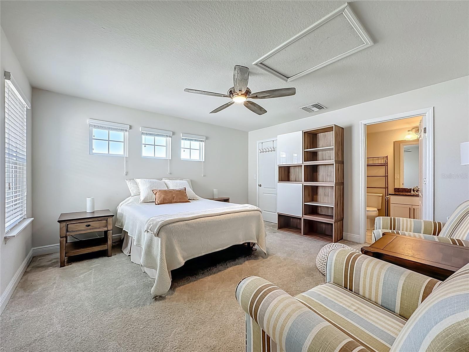 Bedroom 4 boasts en suite bathroom and walk-in closet