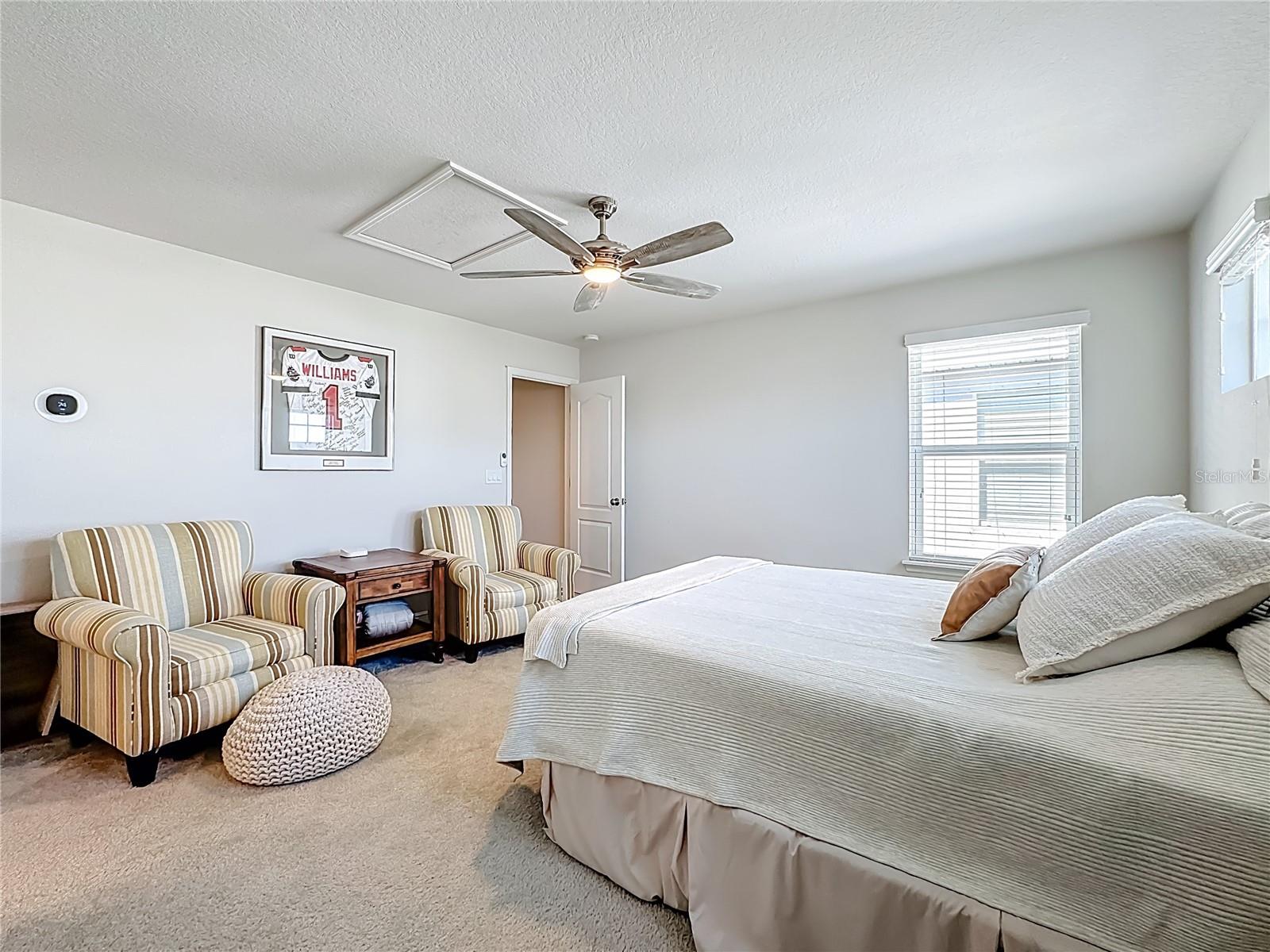 Bedroom 4 boasts en suite bathroom and walk-in closet