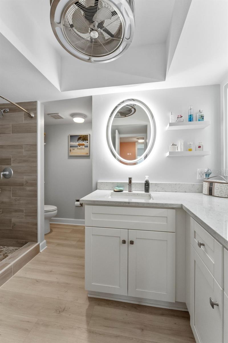 Tastefully updated bathroom