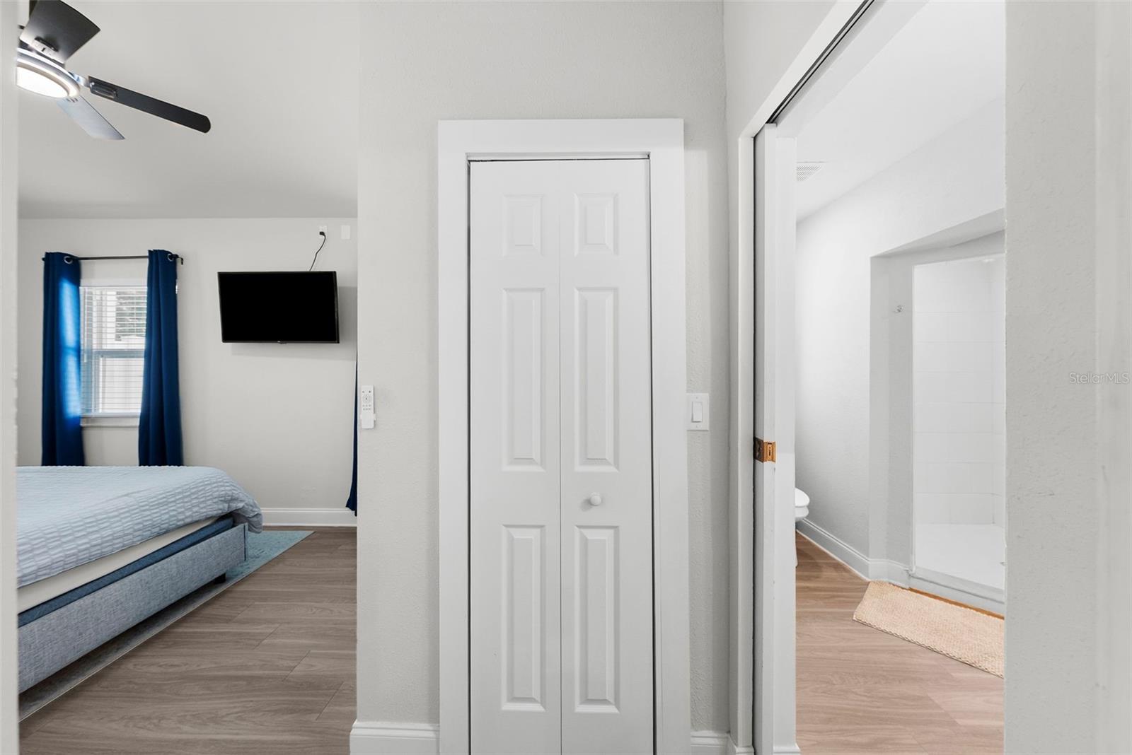 Primary walk-in closet