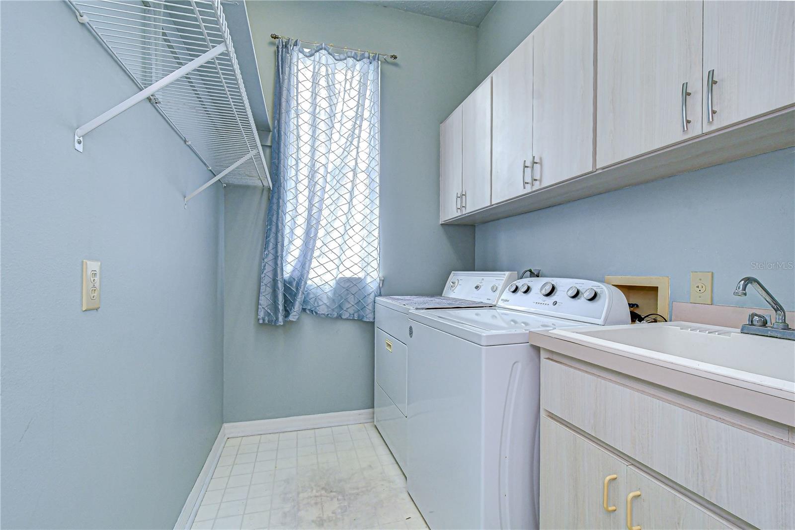 Laundry room.
