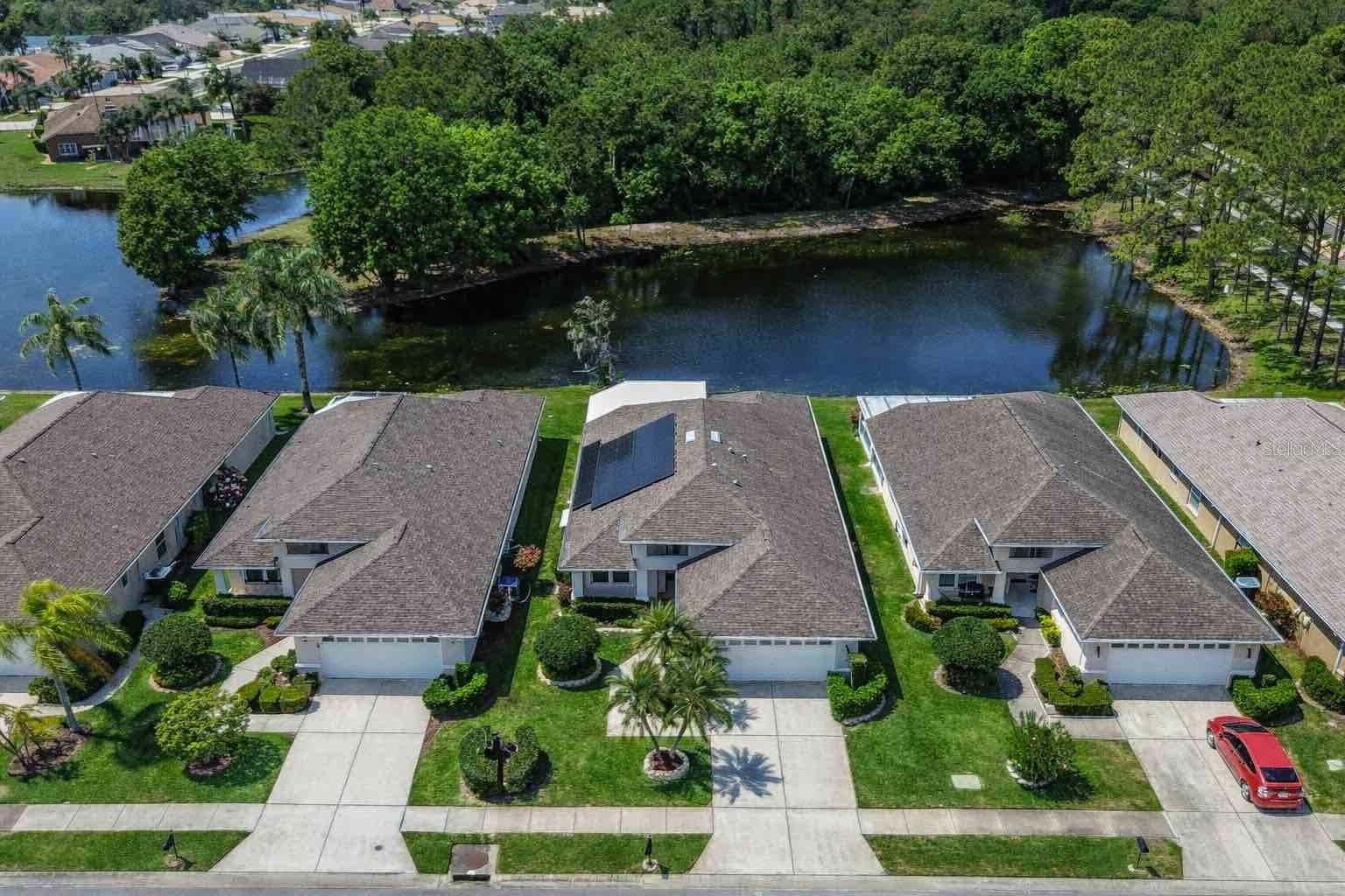 Enjoy the Florida wildlife setting with pond view and tree lined preserve.