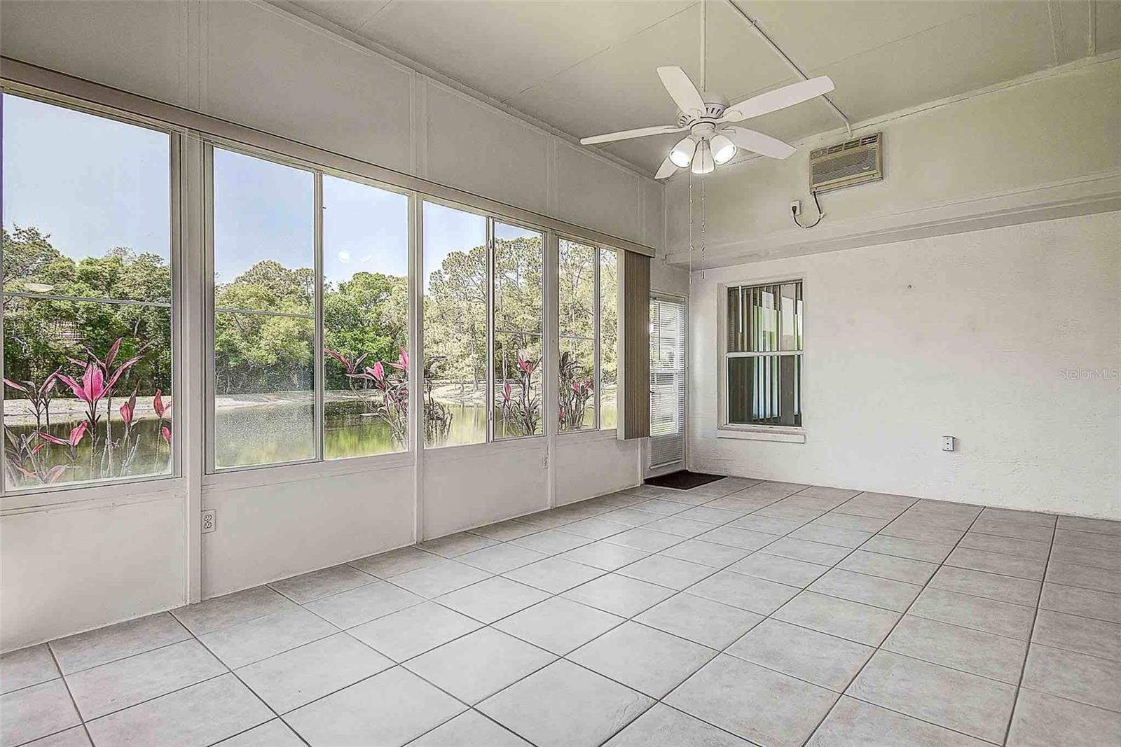 Beautiful view of the outdoor pond and nature.