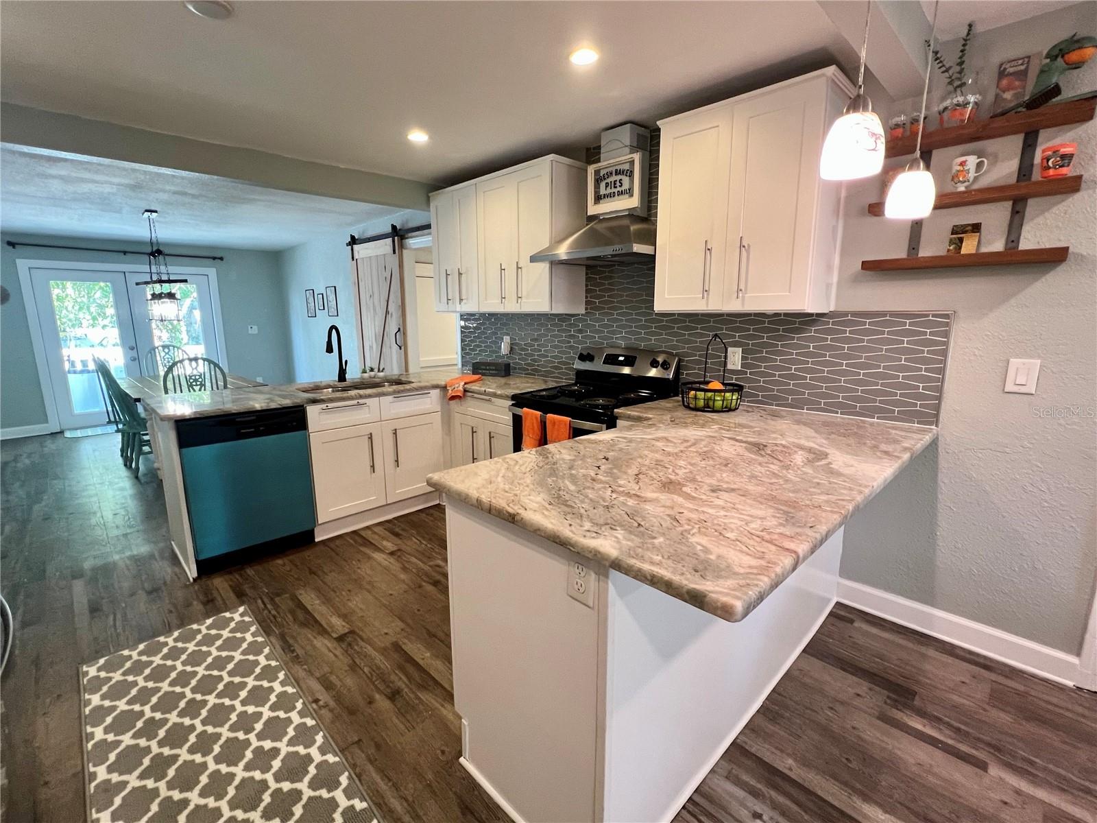 A brand new dishwasher rounds out your stainless steel appliances