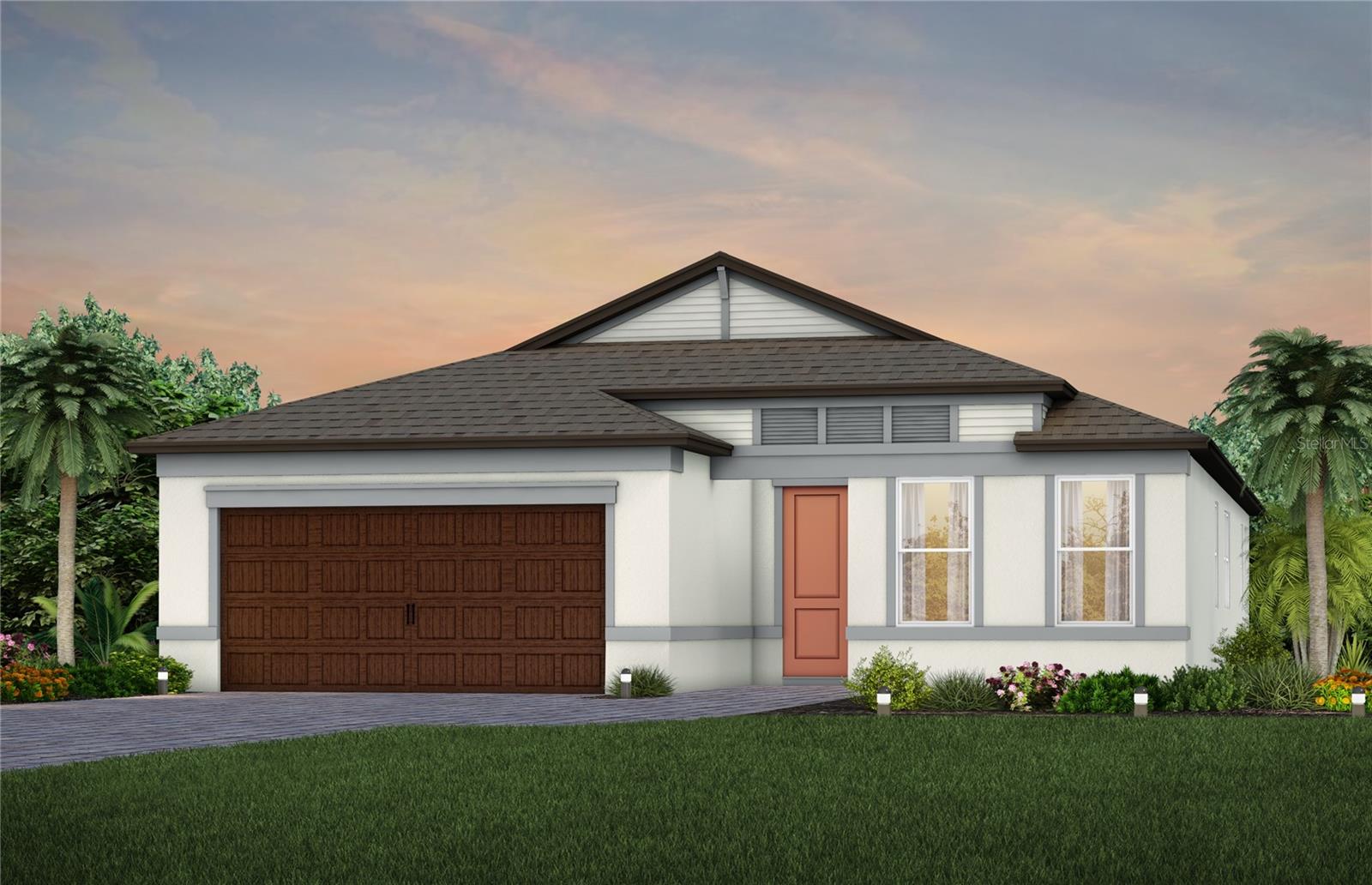 Exterior Rendering, Elevation CO2A