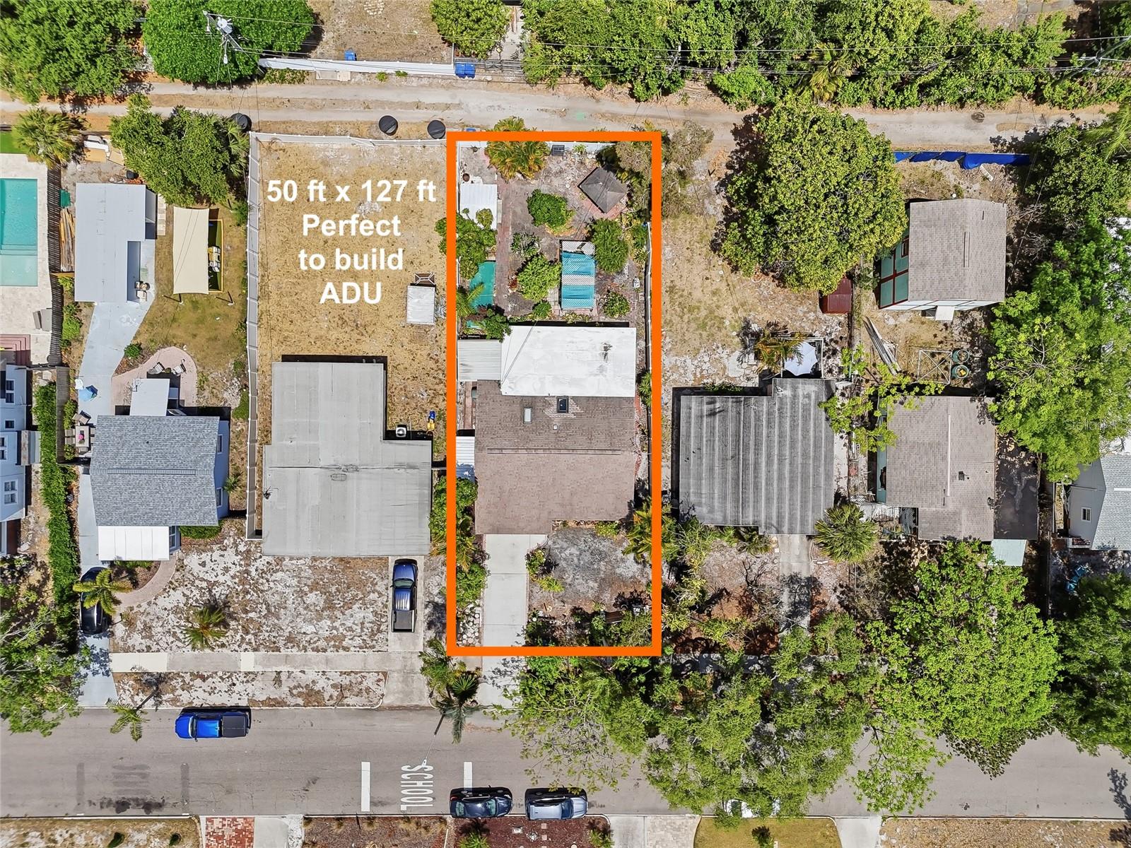 Large backyard offers room to build an ADU for extra income, create an in-law suite, or design the pool of your dreams.