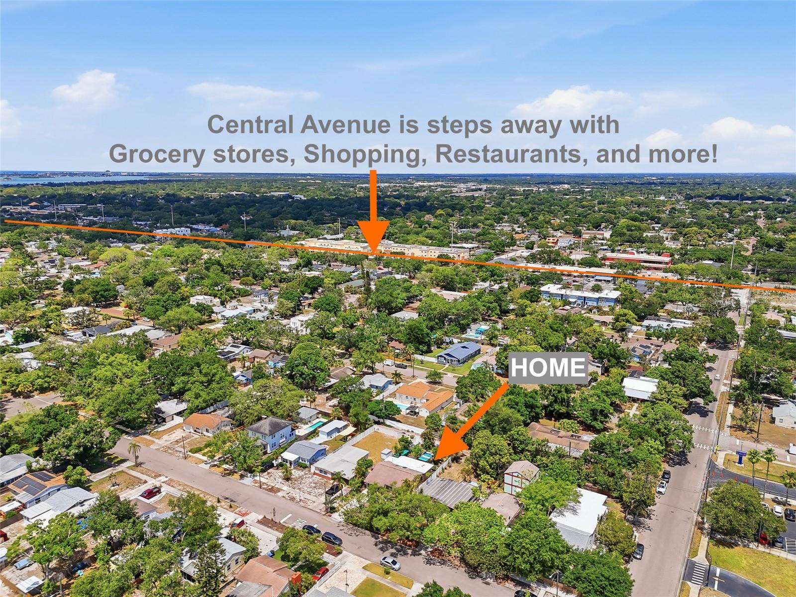 Central Avenue is just blocks away with shopping, dining, and local favorites like Red Mesa Mercado, Dead Bob’s Bar, Starbucks, Earth Origins, Craft Kafé, and more.